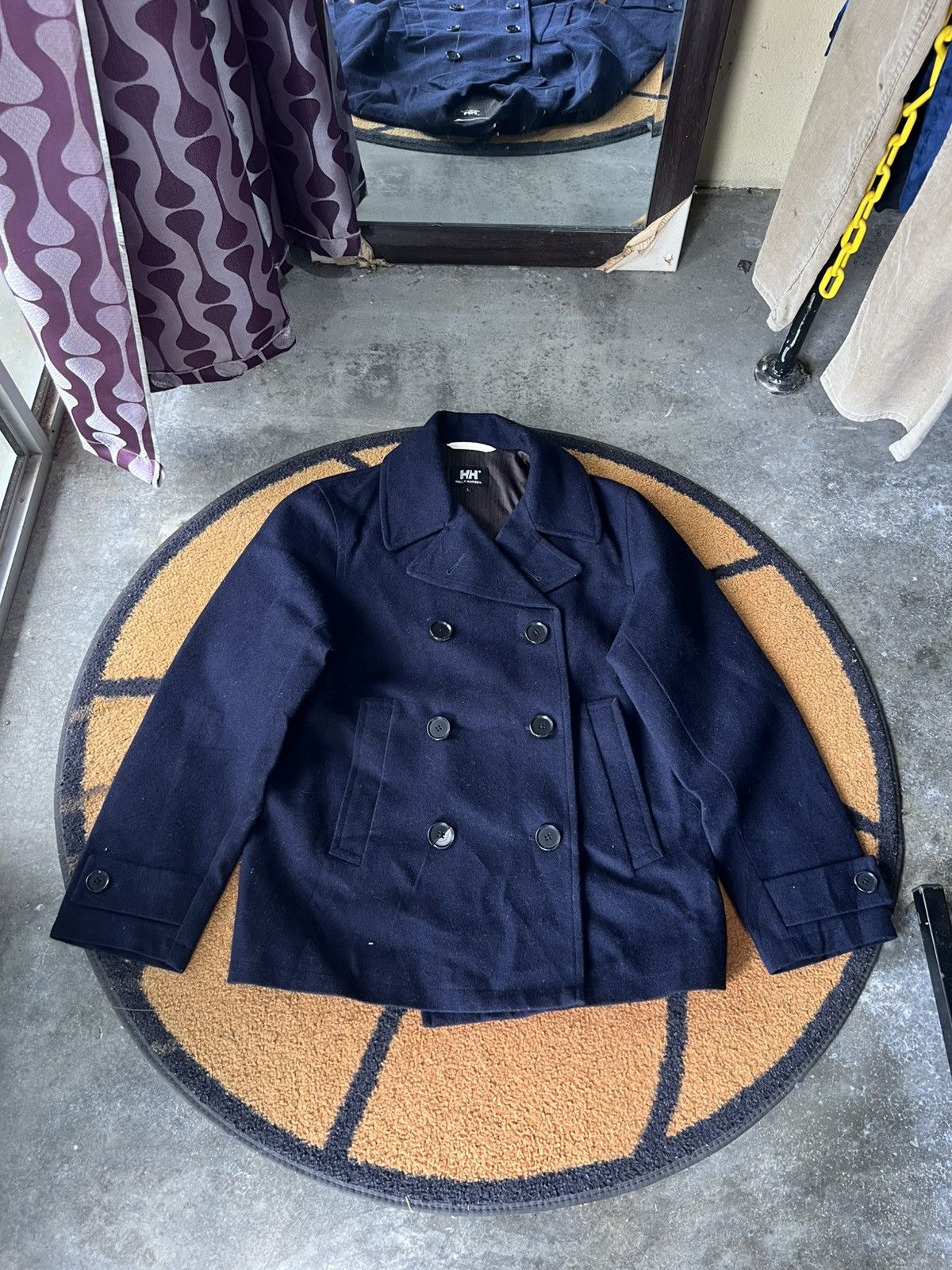 Helly Hansen 🔥Helly Hansen Double Breasted Peacoat Size US M / EU 48-50 / 2 - 2 Thumbnail