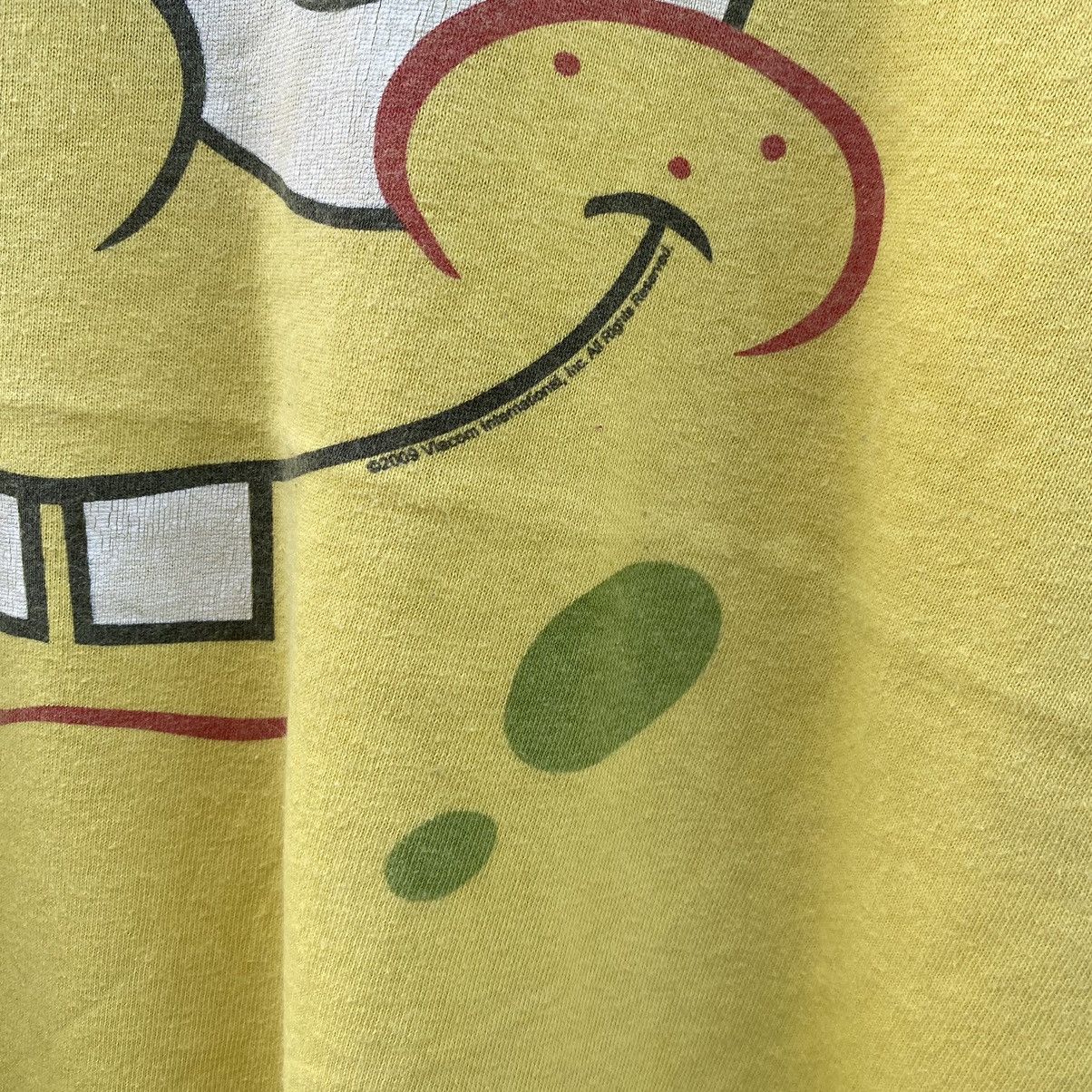 Cartoon Network Thrashed Faded Vintage Y2K Spongebob Squarepants ERD GRUNGE Size US L / EU 52-54 / 3 - 3 Thumbnail