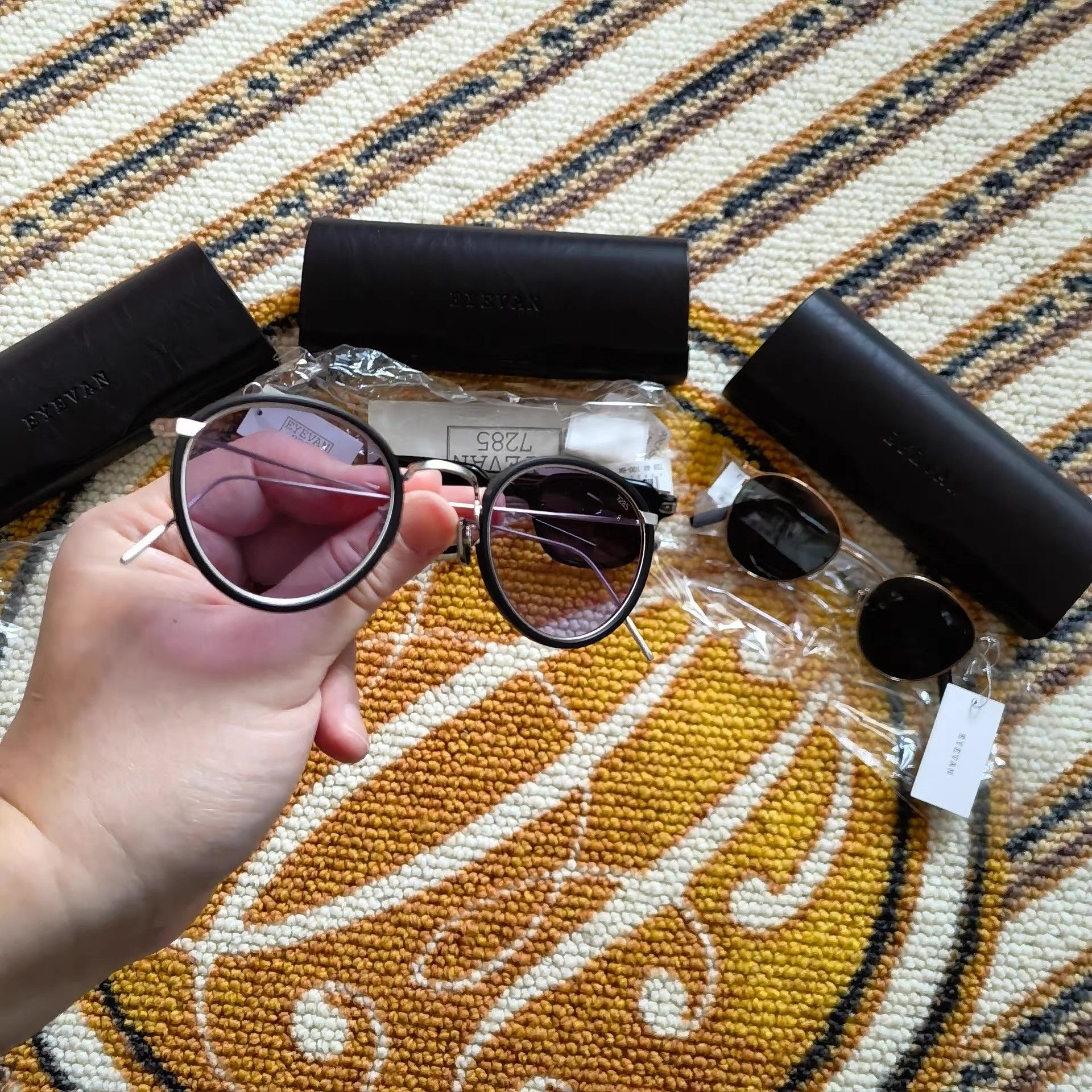 Eyevan 7285 Eyevan 7285 sunglasses Q6 Size ONE SIZE - 2 Thumbnail