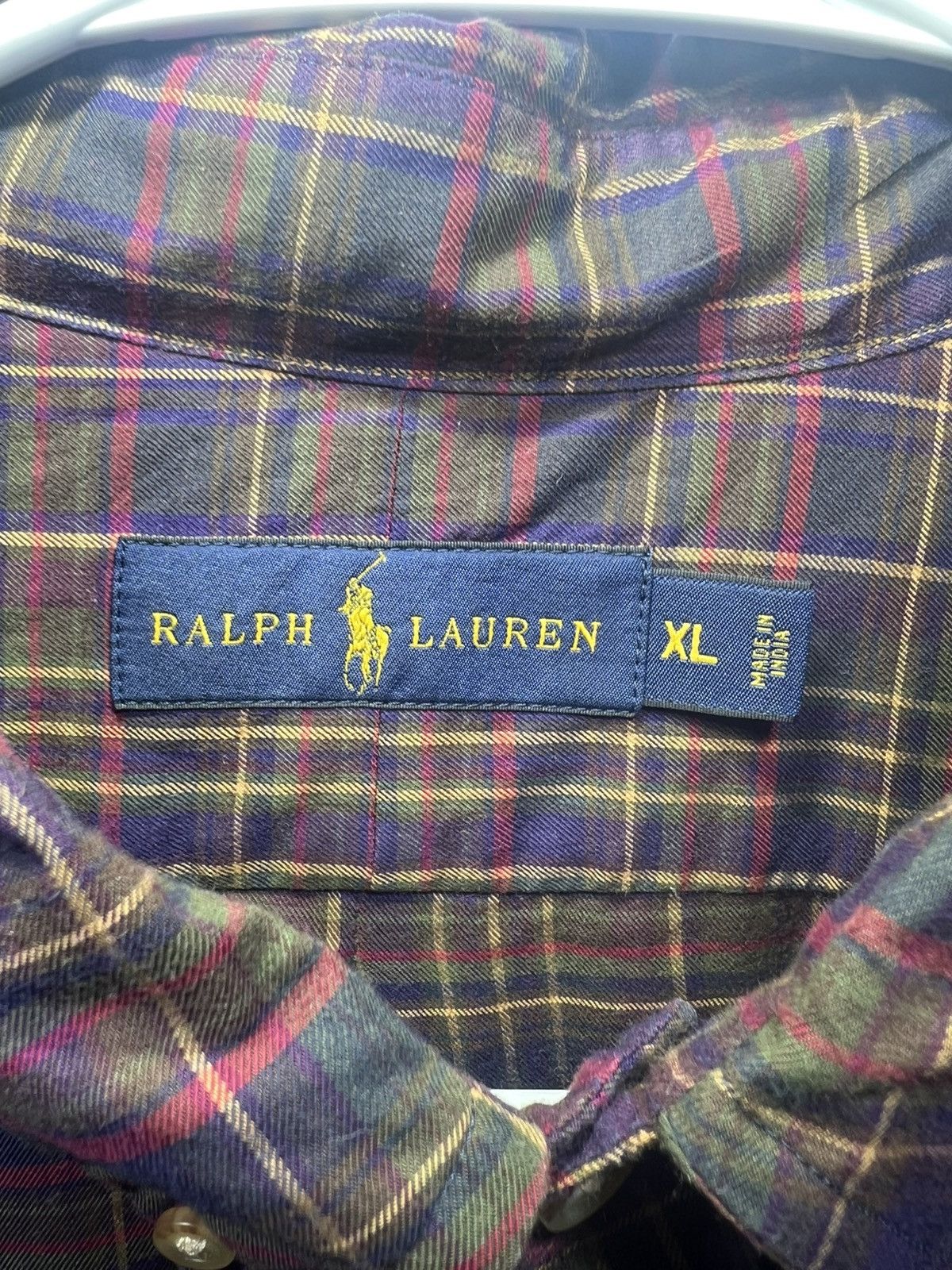 Polo Ralph Lauren Polo Ralph Lauren Royal Stewart Tartan Checkered Plaid L/S Size US XL / EU 56 / 4 - 3 Thumbnail