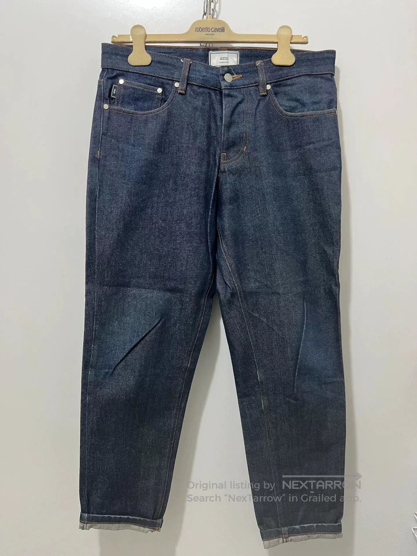 AMI Ami Paris Men's Casual Raw Jeans. Size US 33 - 1 Thumbnail