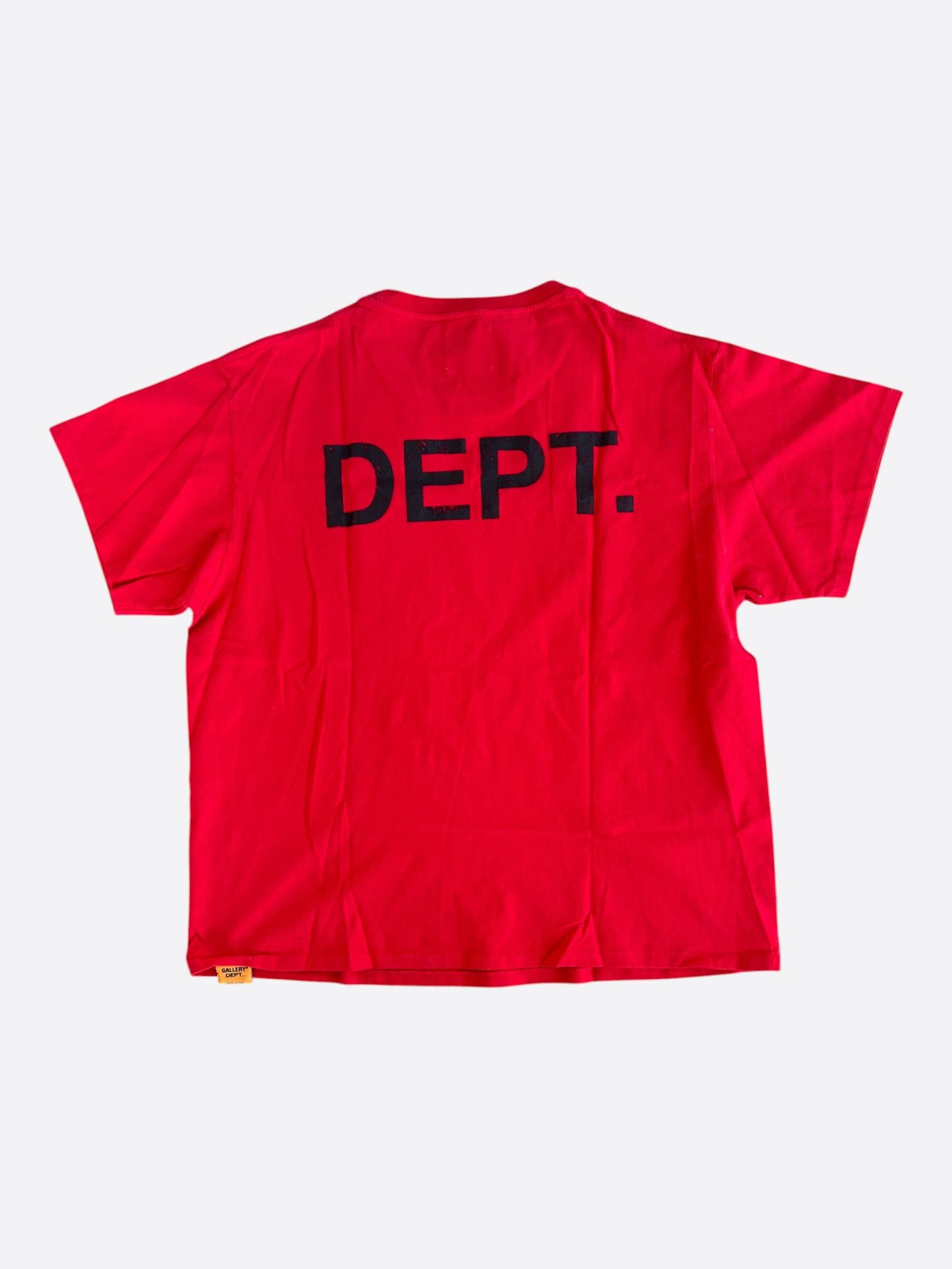 Gallery Dept. Gallery Dept Red & Black Gym Logo T-shirt Size US XXL / EU 58 / 5 - 2 Thumbnail