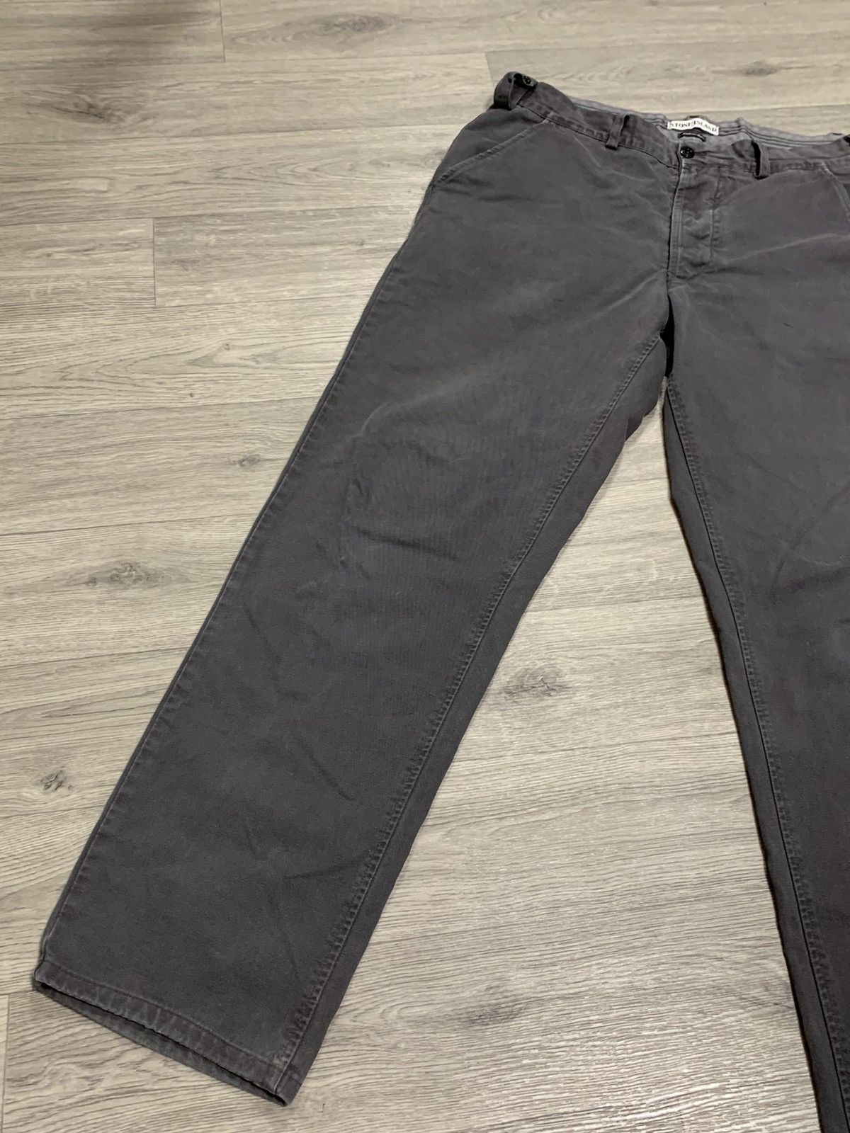 Stone Island Stone Island rare vintage grey casual pants Size US 36 / EU 52 - 3 Thumbnail