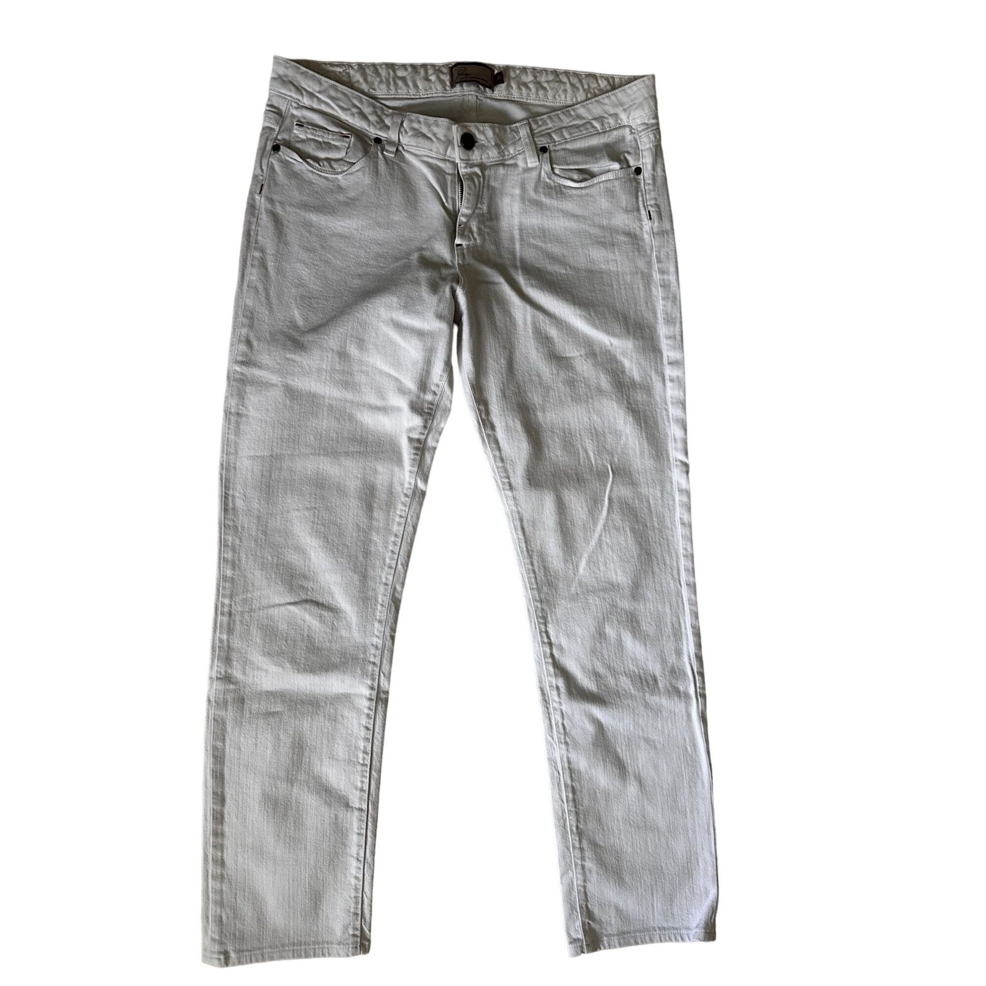 Paige Paige Premium denim white straight leg jeans sz 31 Size 31" - 1 Thumbnail