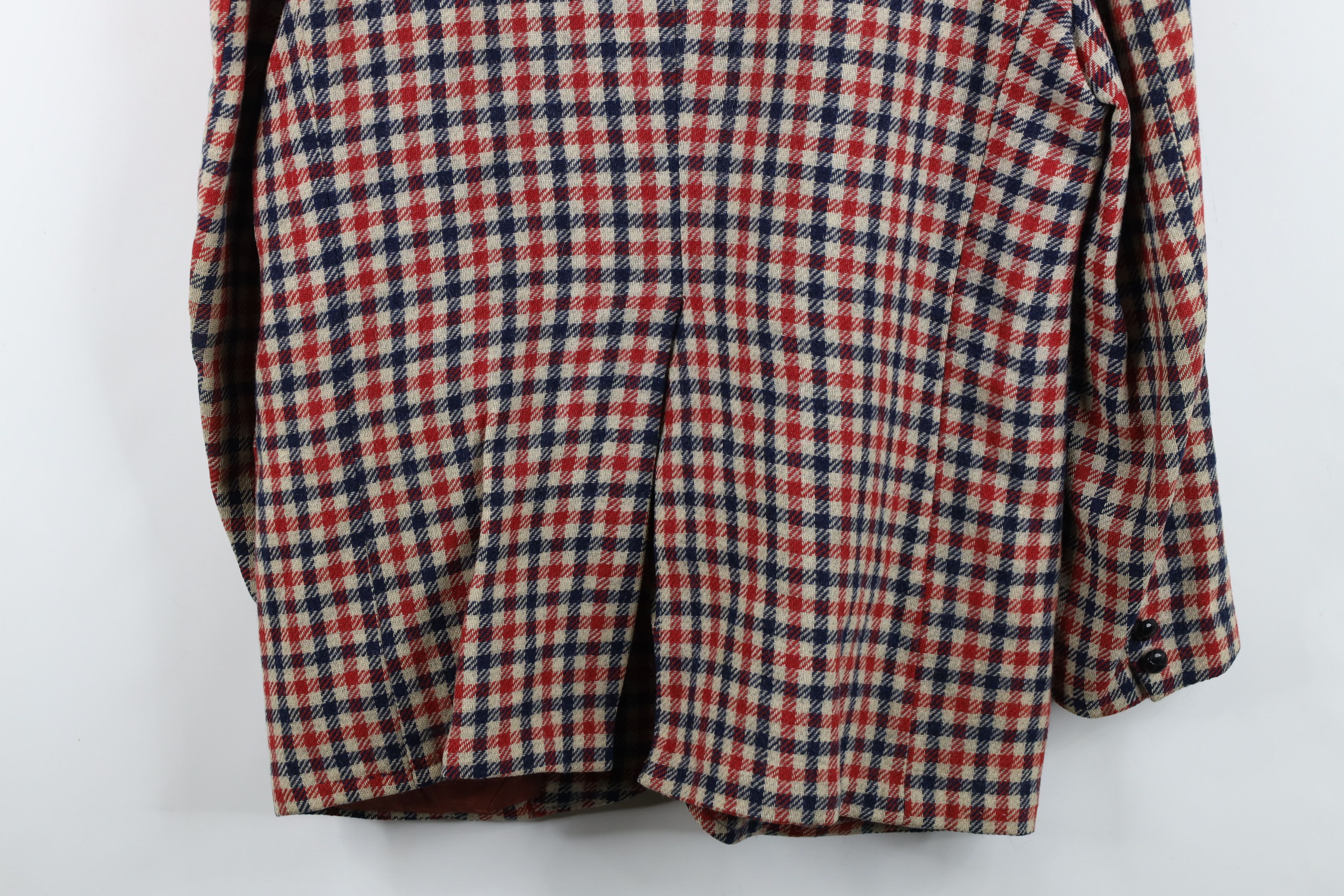 Vintage Vintage 60s 70s Rockabilly Suit Coat Blazer Jacket Plaid USA Size US XXL / EU 58 / 5 - 17 Thumbnail