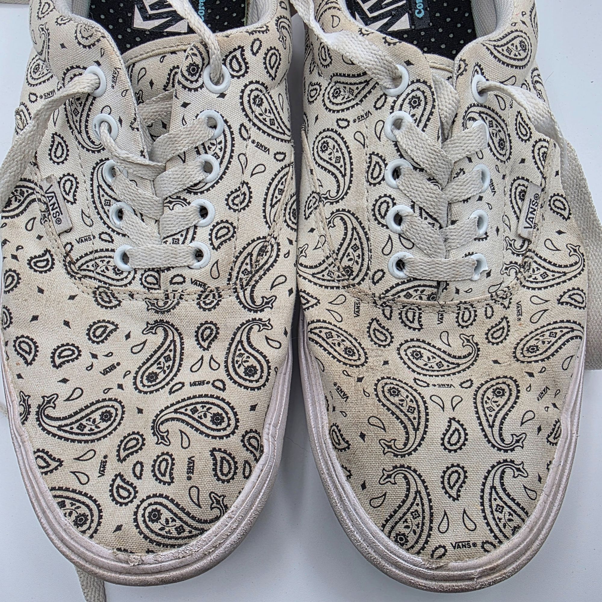 Vans VANS ComfyCush Era Mens Size 13 Paisley White Sneaker Shoes Size US 13 / EU 46 - 10 Thumbnail