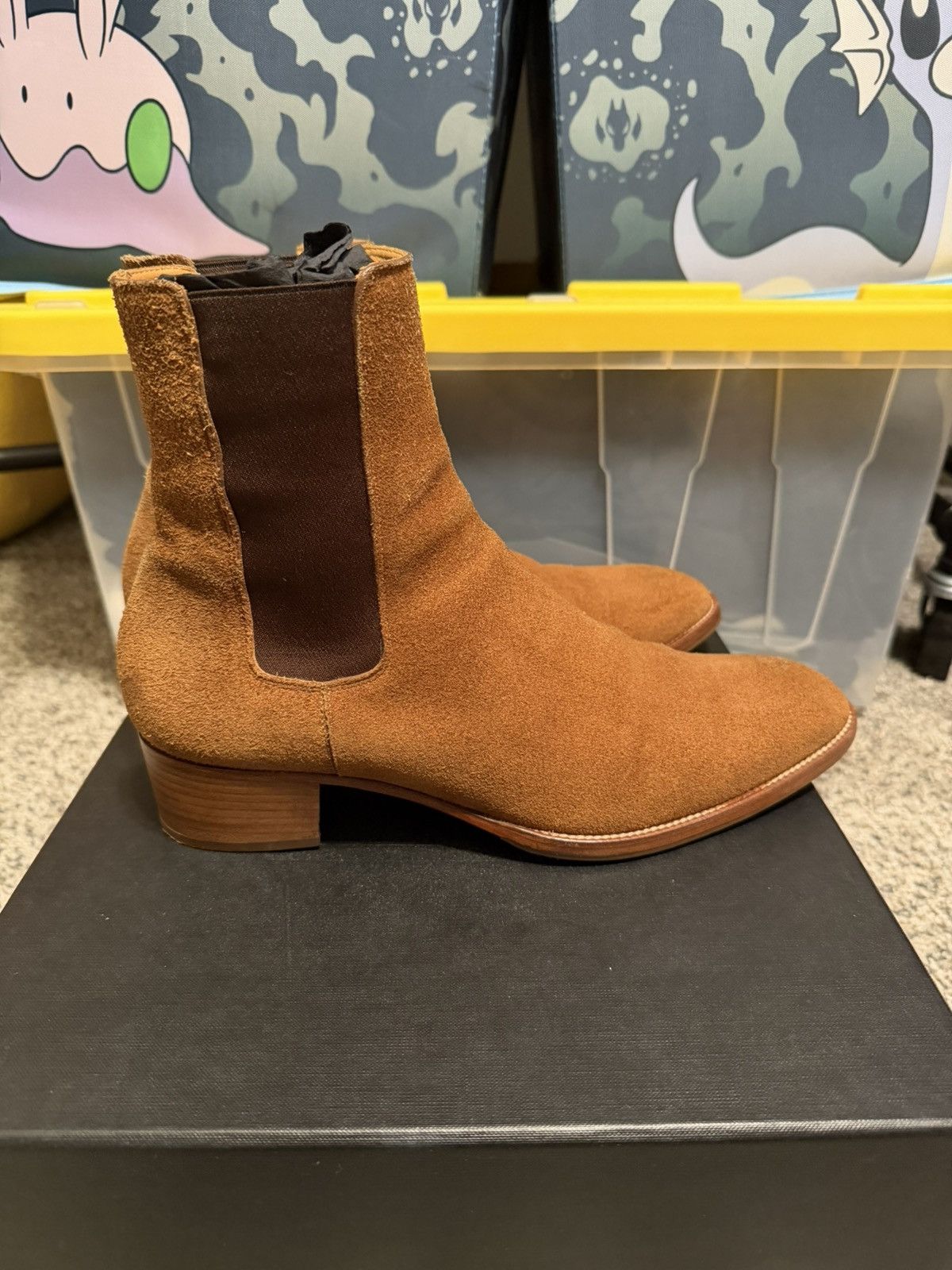 Saint Laurent Paris VERY RARE FW13 Noisette Chelsea Boot Size US 9 / EU 42 - 3 Thumbnail