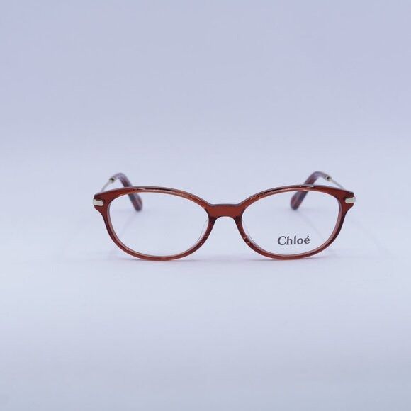 Chloe Chloe CE2724A 223 Burnt/Gold Eyeglasses 52mm Size ONE SIZE - 3 Thumbnail