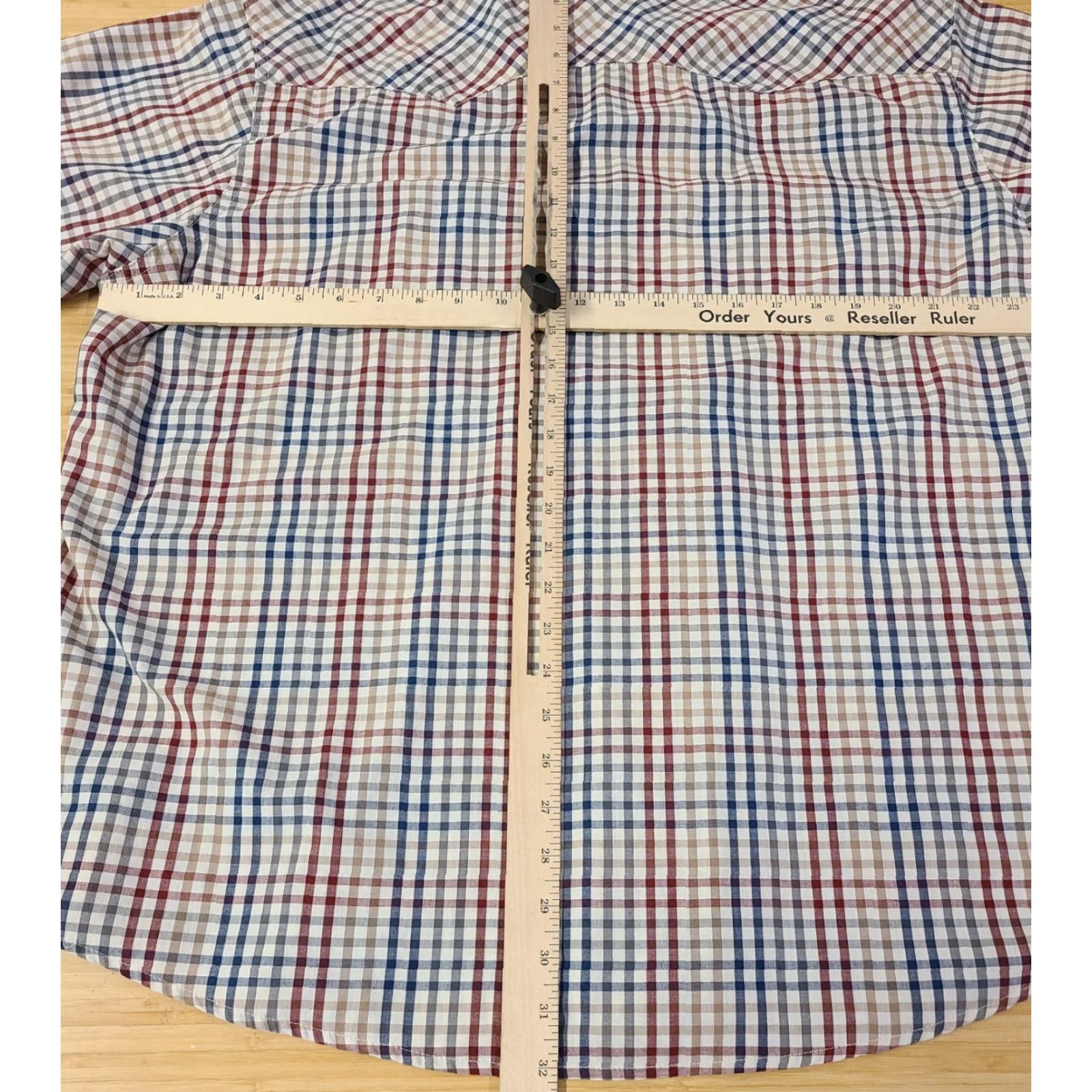 Wrangler Wrangler Wrancher Shirt Plaid Multicolor 2X Big & Tall Mens Short Sleeve Snap Button-Up Collared Shirt Size US XXL / EU 58 / 5 - 8 Thumbnail