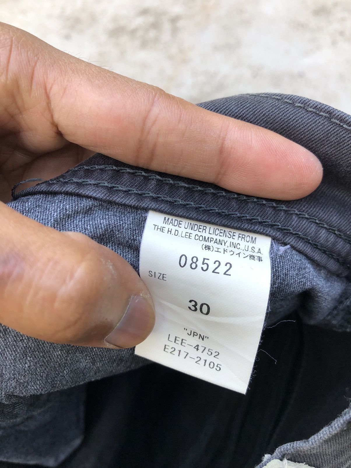 Lee ZIPPER BUCKLE BACK STRECTHABLE PANT BY LEE Size US 32 / EU 48 - 3 Thumbnail