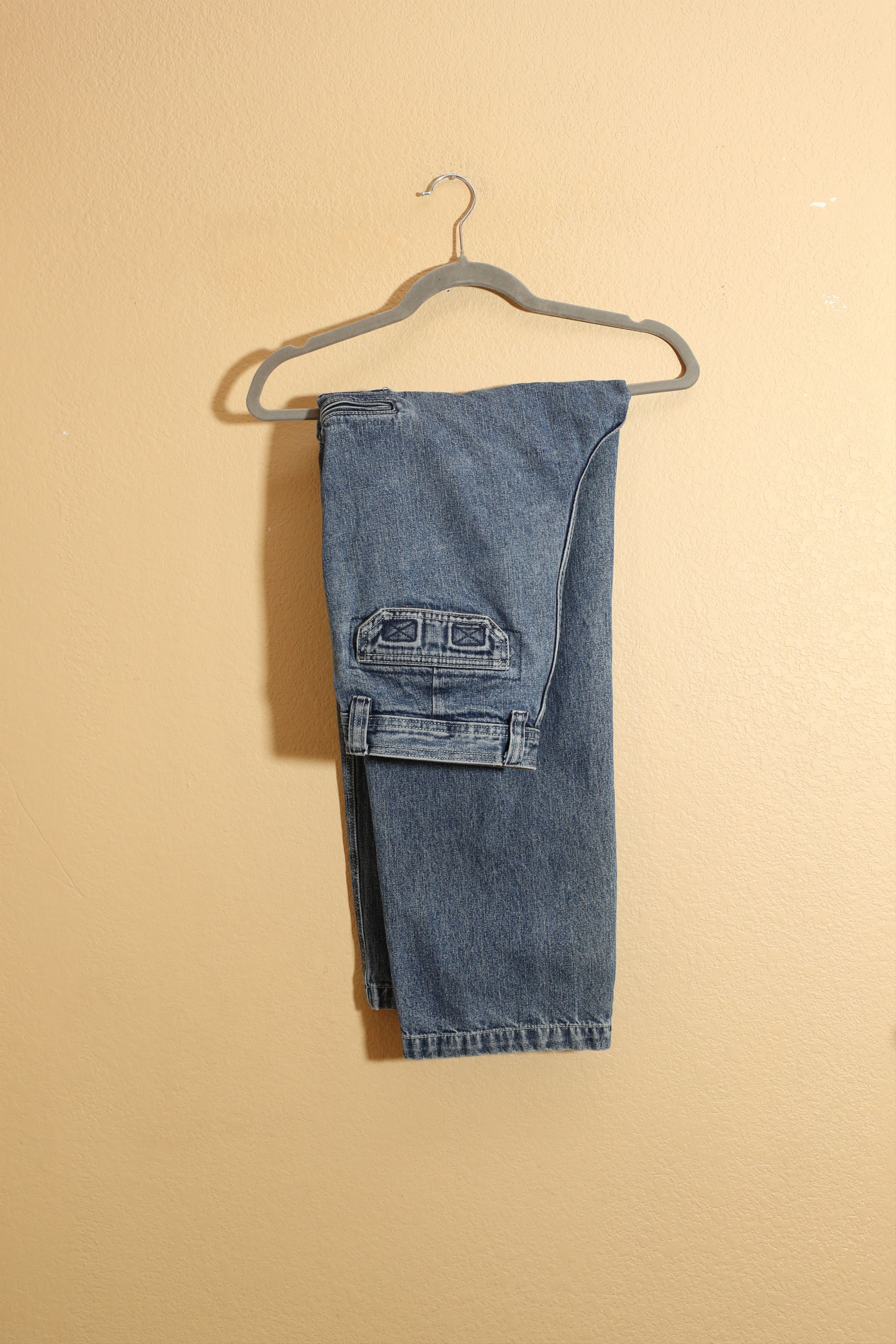 Faded Glory Faded Glory Denim Cargo Pants (30x30) Size US 30 / EU 46 - 2 Thumbnail
