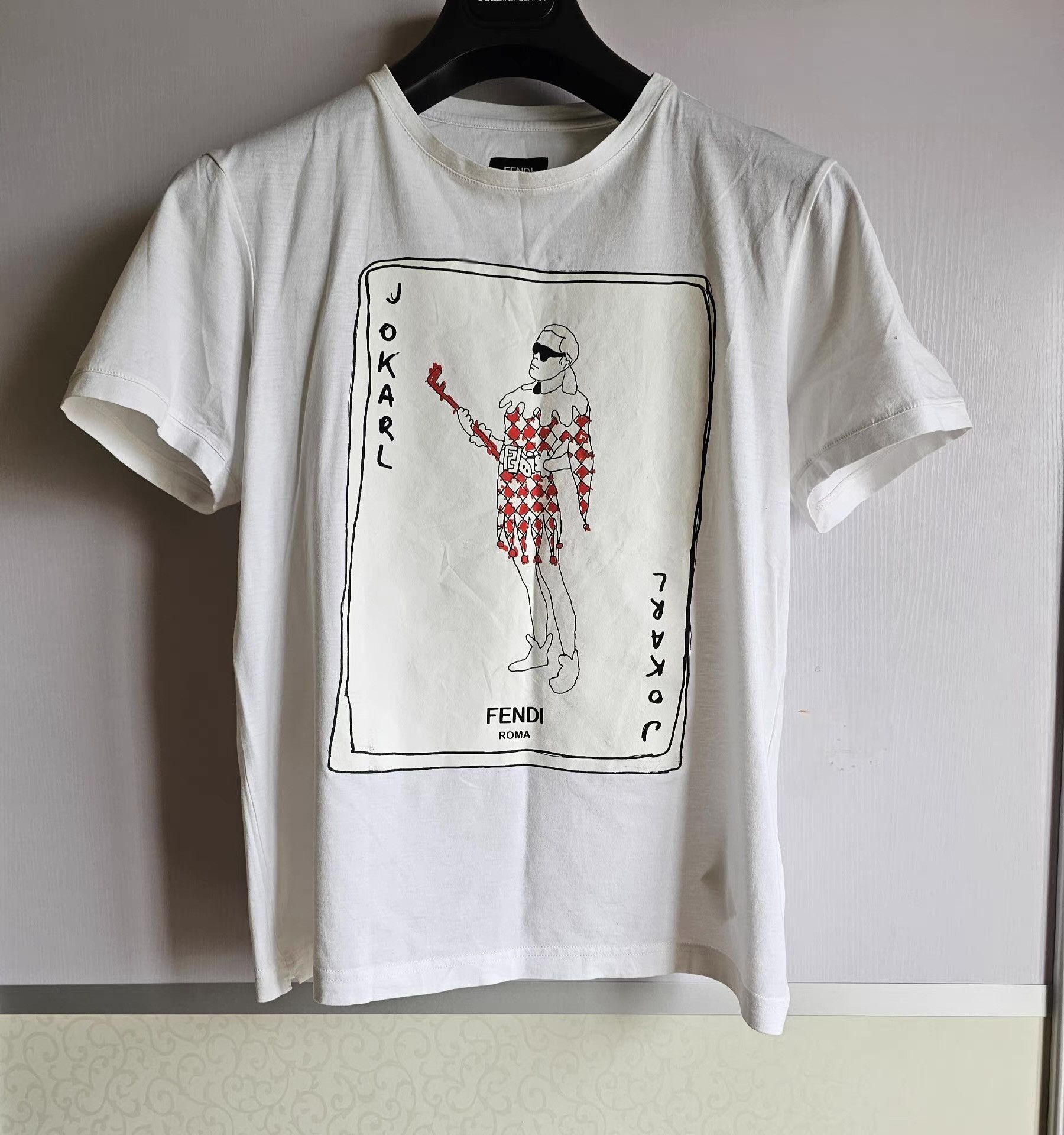 Fendi Fendi poker short-sleeve T-shirt, Size US M / EU 48-50 / 2 - 1 Thumbnail