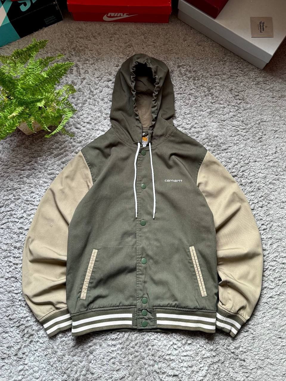 Carhartt 00s Vintage Carhartt Retro Robson Detroit Jacket Rare Size US S / EU 44-46 / 1 - 2 Thumbnail