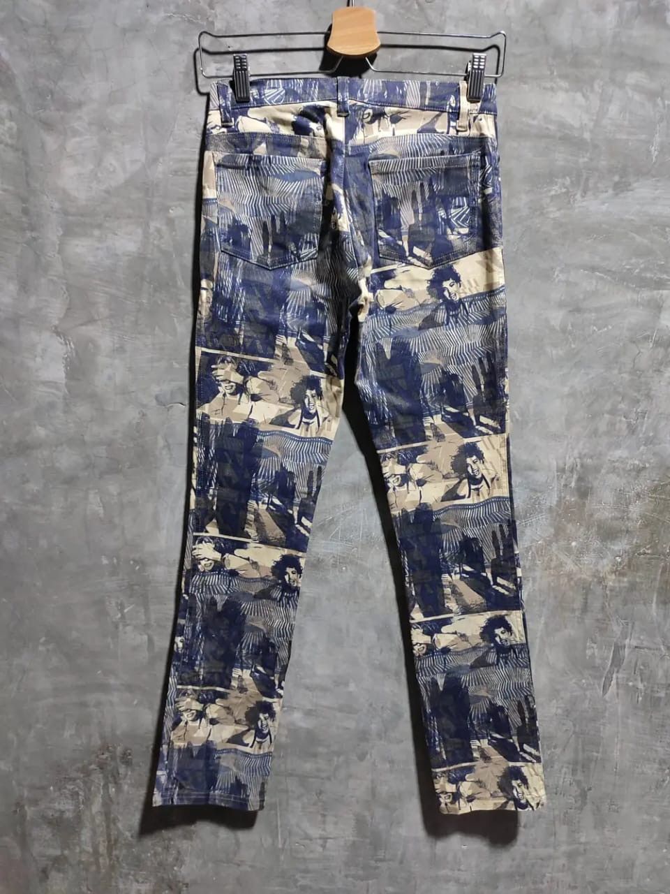 Bat-Su Japan Fullprint potrait Art Skinny Pants