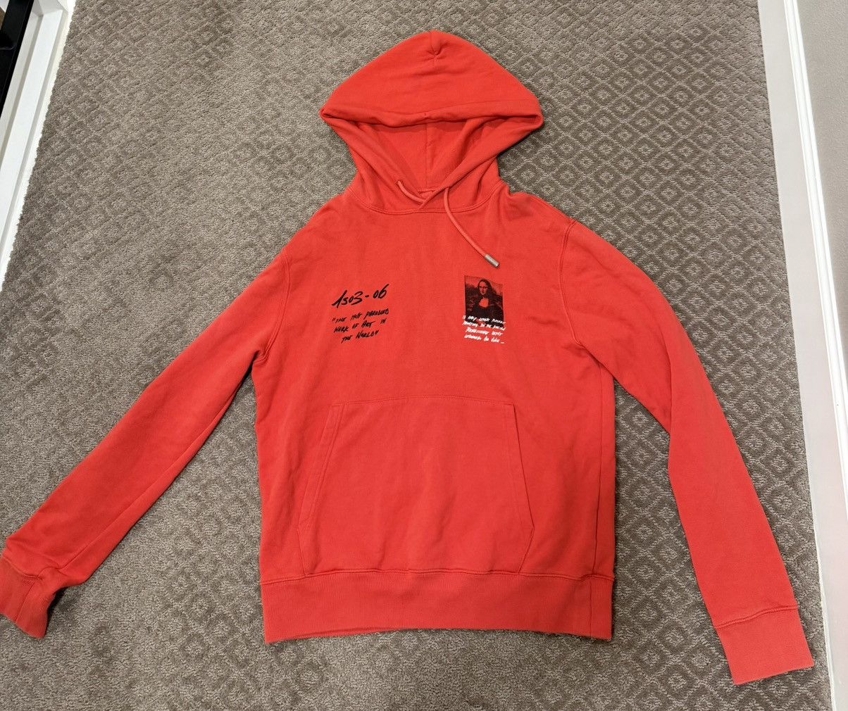 Off-White OFF-WHITE Monalisa Graphic Print Hoodie Size US M / EU 48-50 / 2 - 1 Thumbnail