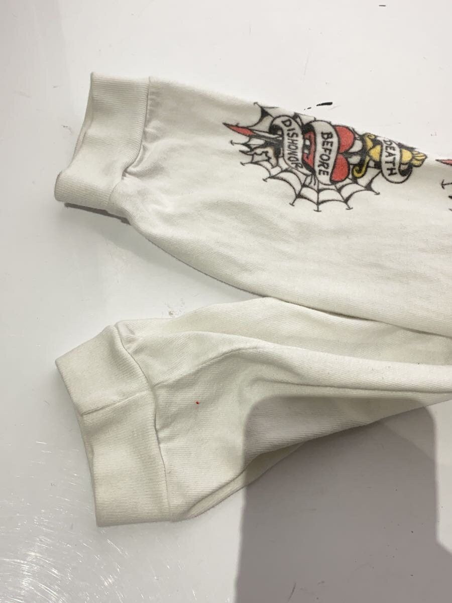 Ed Hardy Ed Hardy x Cvtvlist Cotton Long Sleeve T-Shirt White Size US S / EU 44-46 / 1 - 6 Thumbnail