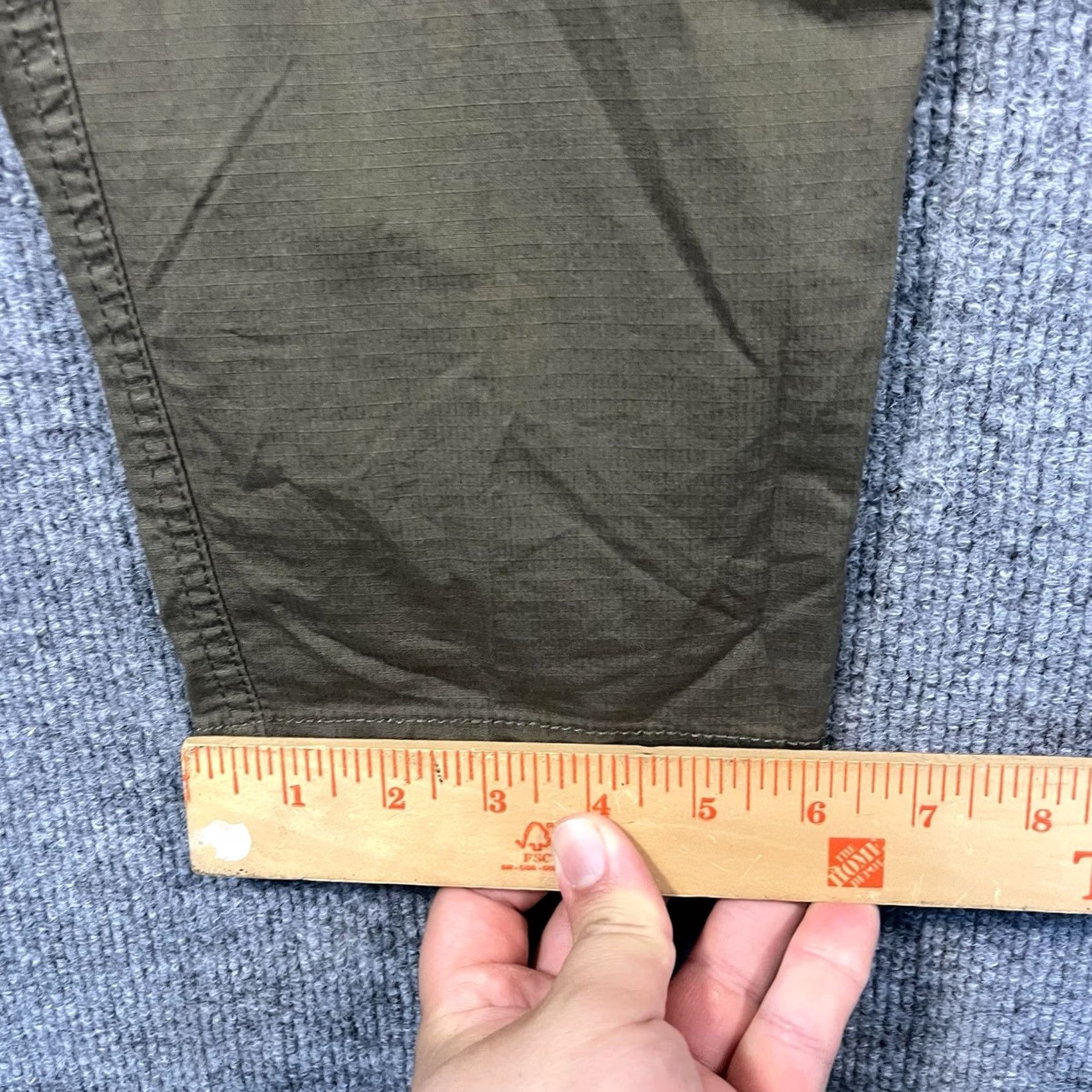 Vuori Vuori Pants Mens M Green Ripstop Tapered Jogger Athletic Zip Pocket Pockets Adjustable Waist Stretch Size US 31 - 5 Thumbnail