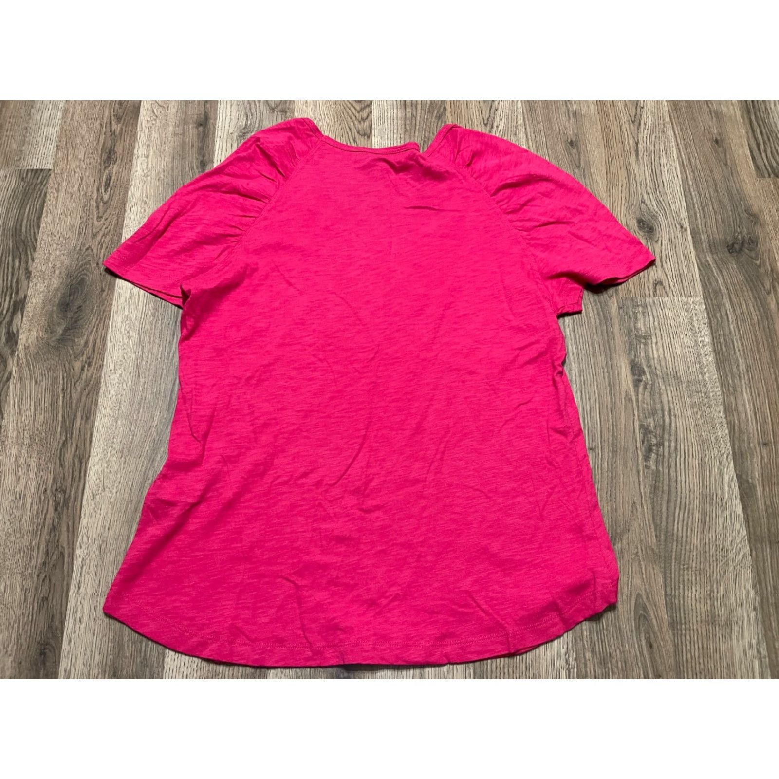 Vintage Liverpool Shirt, Women's Size Medium, Pink, Ruched Short Sleeve Size M / US 6-8 / IT 42-44 - 2 Thumbnail