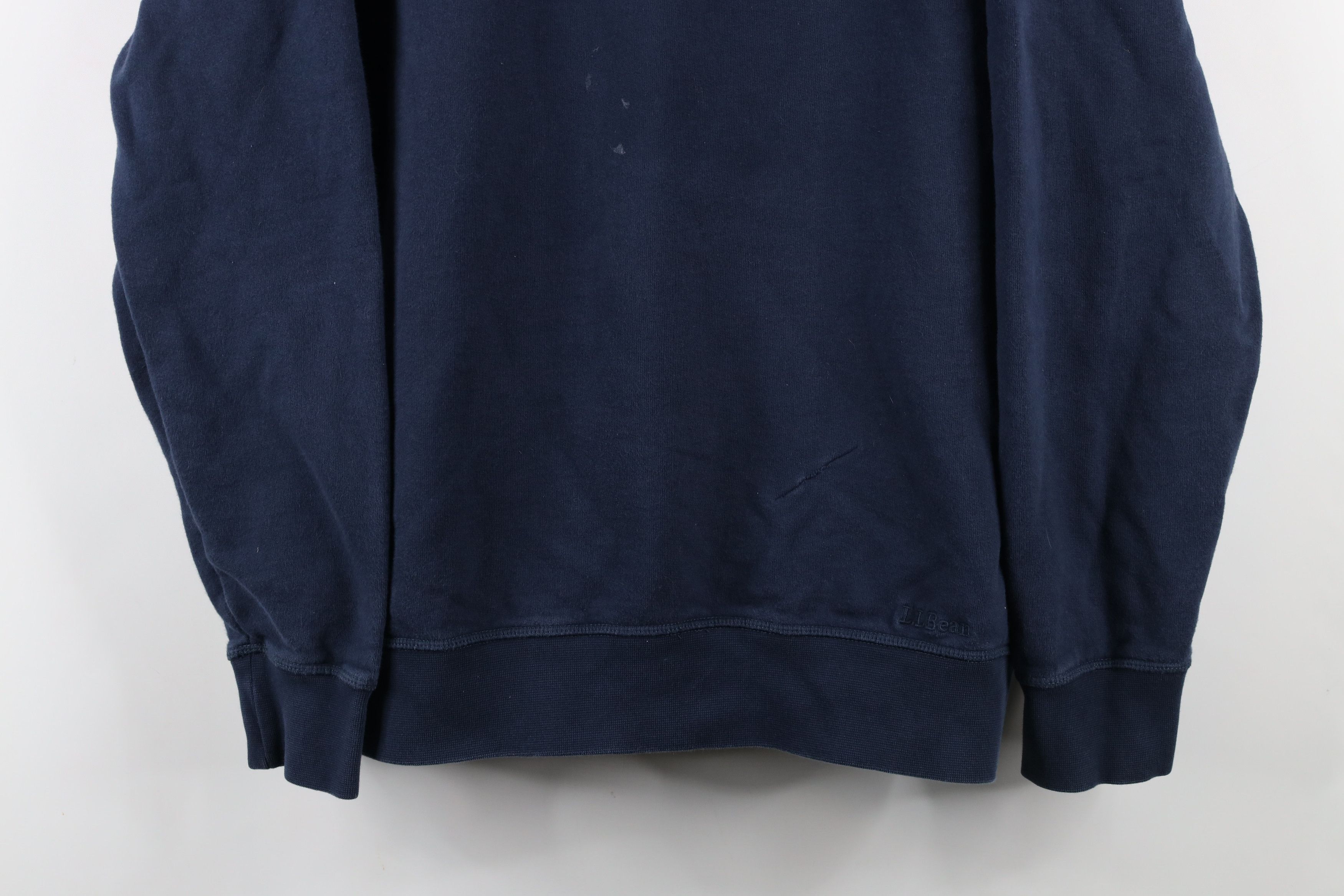 L.L. Bean × Vintage Vintage LL Bean Spell Out Crewneck Sweatshirt Navy Blue Size US L / EU 52-54 / 3 - 3 Thumbnail