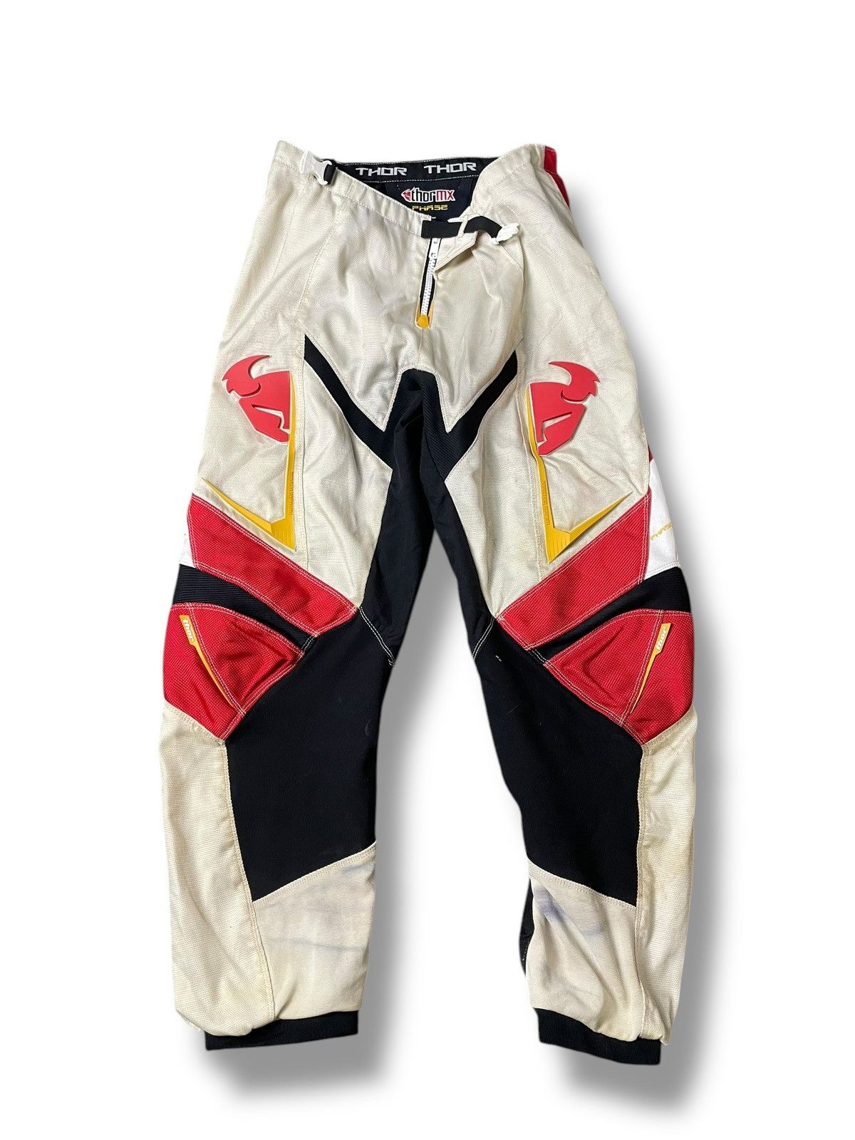 Japanese Brand × Vintage Thor MX Motocross Motorcycle Padded Pants (107) Size US 30 / EU 46 - 1 Thumbnail