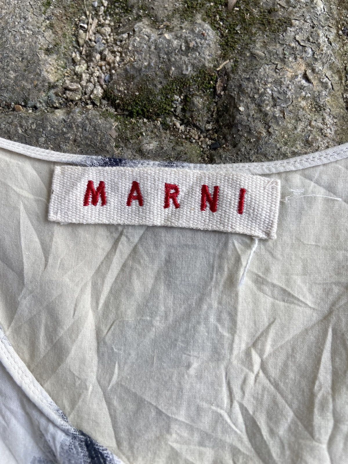 Marni Marni abstract print knotted detail top. Size M / US 6-8 / IT 42-44 - 3 Thumbnail