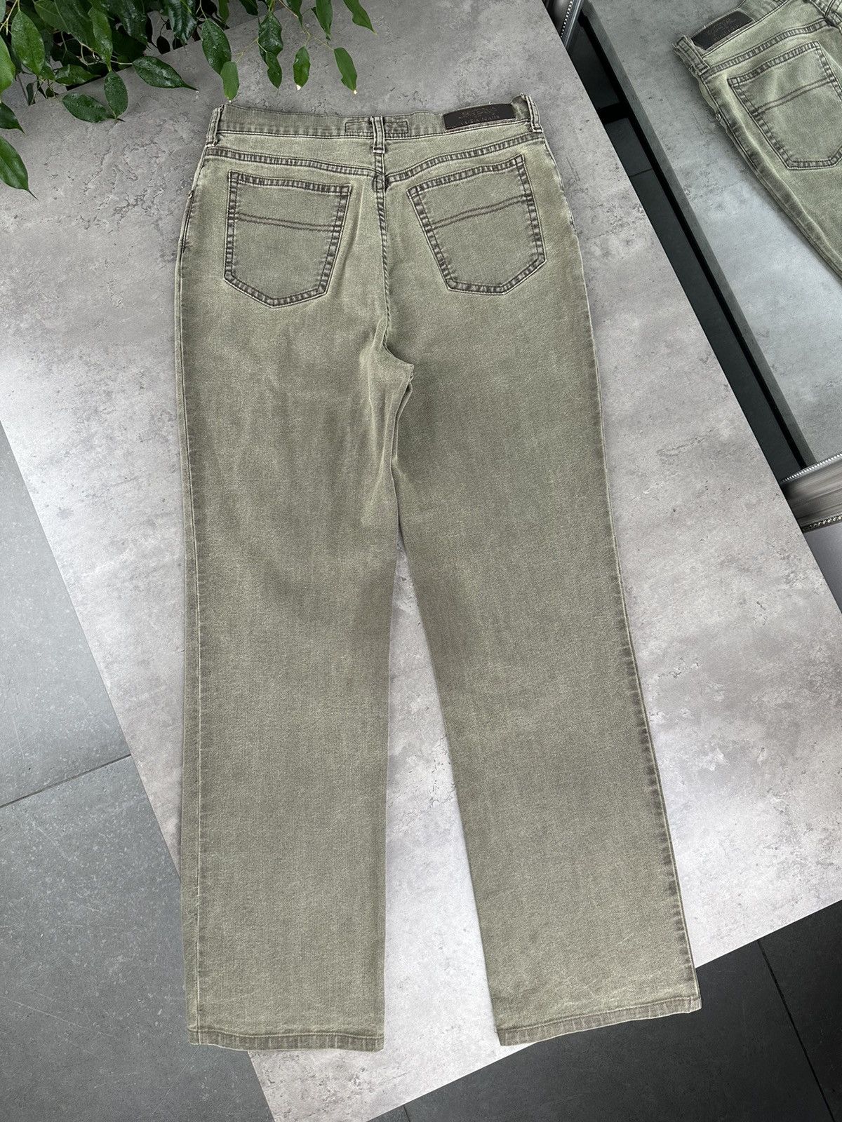 Krizia Uomo Krizia Green Jeans Size US 30 / EU 46 - 7 Thumbnail