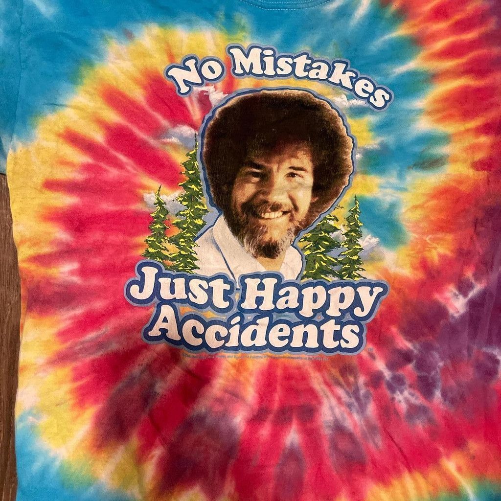 Other Bob Ross tie-dye vtg tee Message for any questions! Size US M / EU 48-50 / 2 - 2 Thumbnail