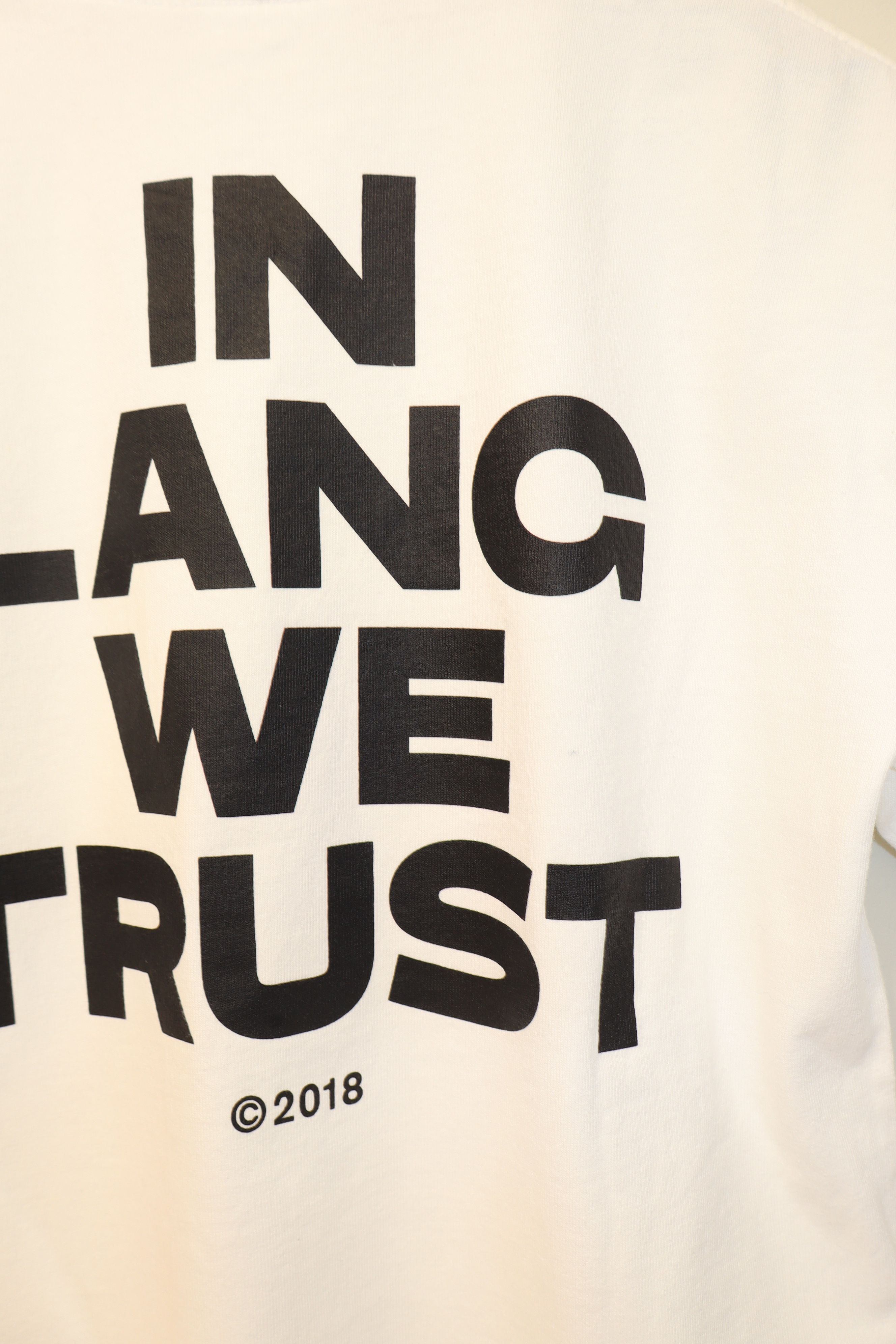 Helmut Lang In lang we trust t-shirt Size US S / EU 44-46 / 1 - 9 Thumbnail