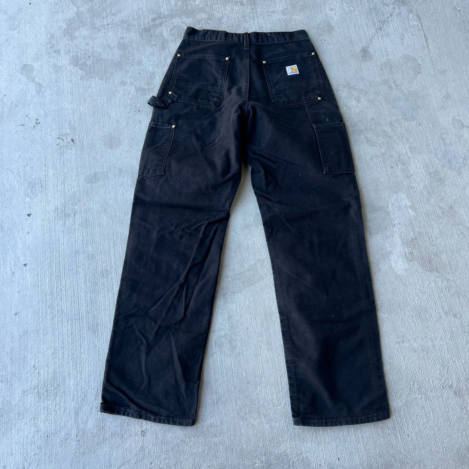 Carhartt × Vintage Carhartt black double knee work wear carpenter pants Size US 28 / EU 44 - 4 Thumbnail