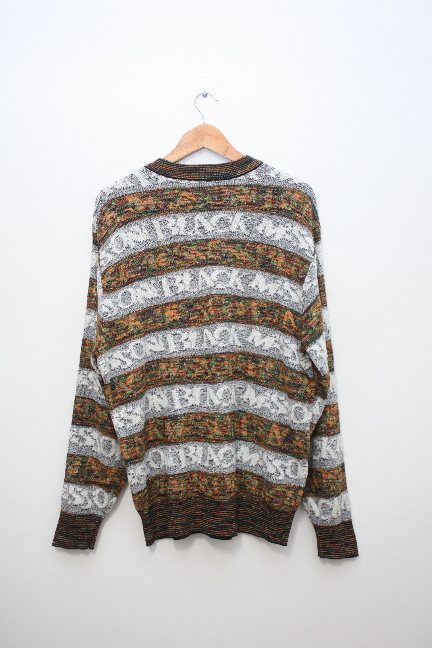Missoni Missoni Sport Abstract Knitted Big Logo Sweater L Size US L / EU 52-54 / 3 - 3 Thumbnail