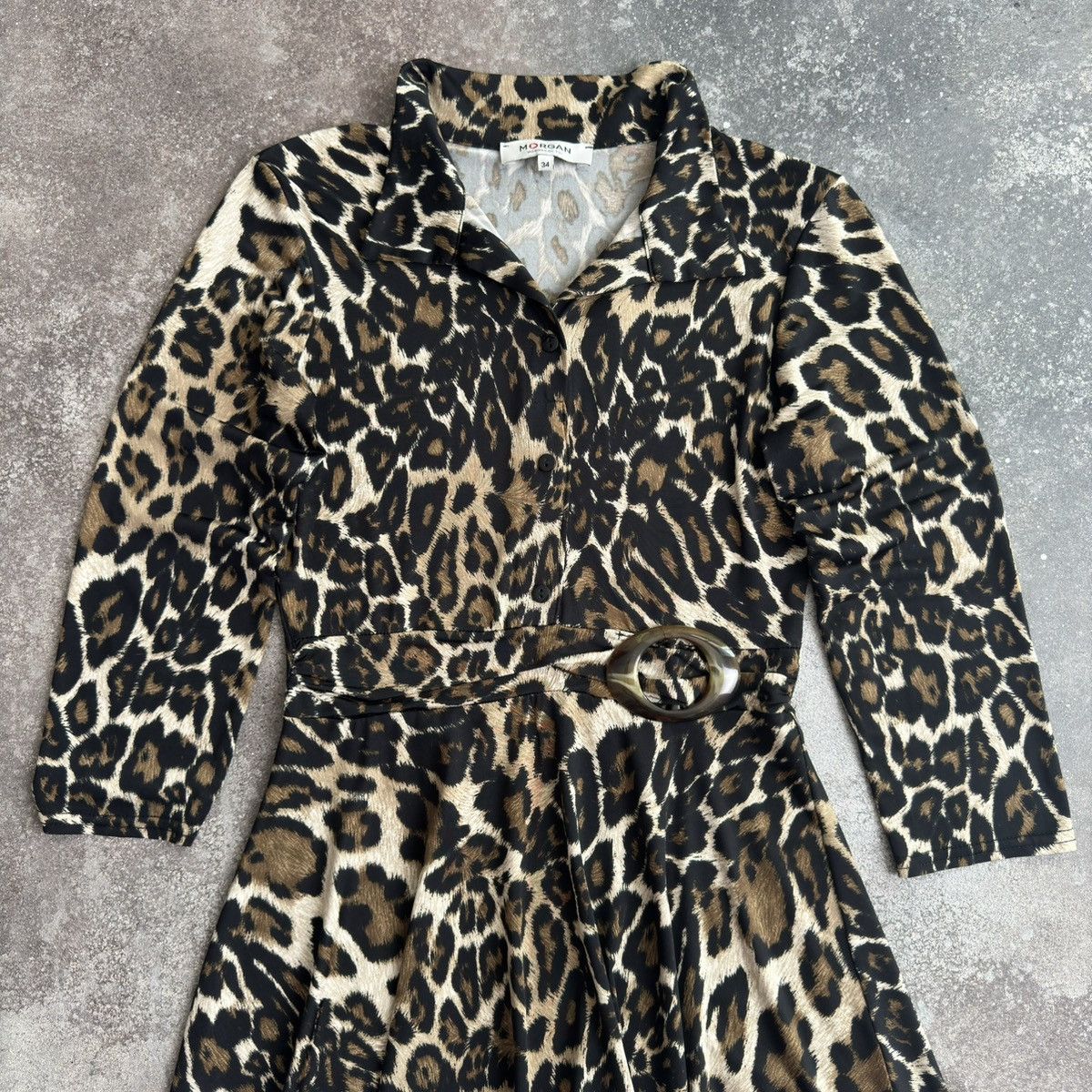 Morgan Homme Morgan De Toi Vintage Leopard Y2K Dress Size S / US 4 / IT 40 - 2 Thumbnail