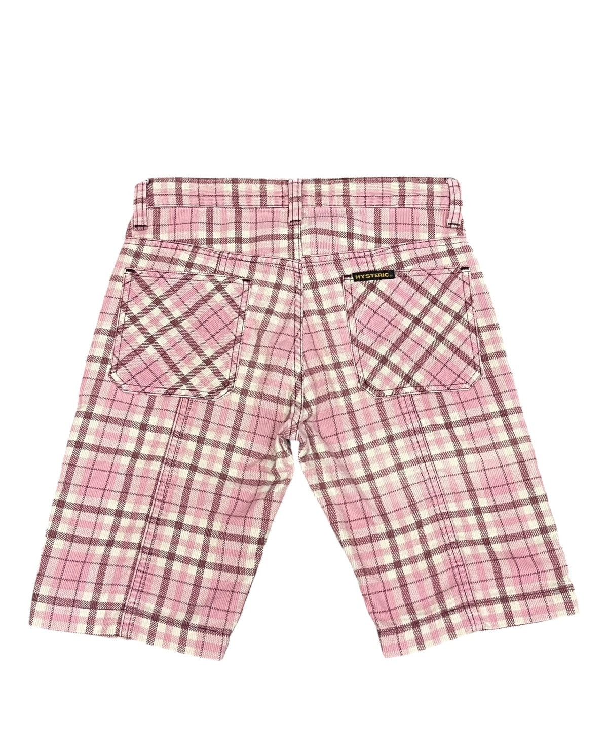 Hysteric Glamour Vintage Hysteric Glamour Pink Check Bush Pocket Shorts Size 28" / US 6 / IT 42 - 2 Thumbnail