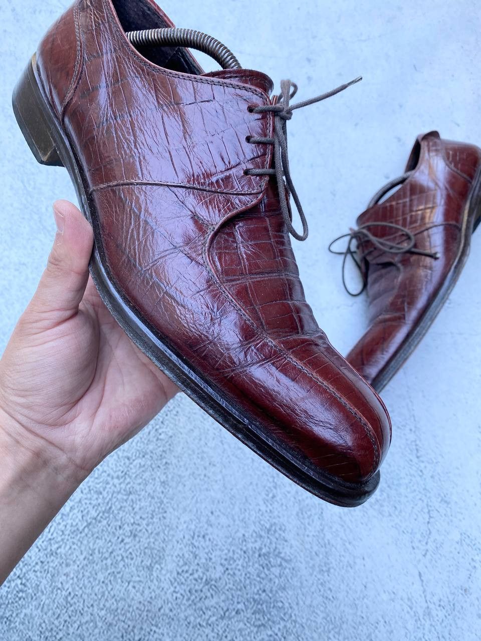 Other Italian Vintage Guidi style Leather Faded Shoes Size US 10 / EU 43 - 2 Thumbnail