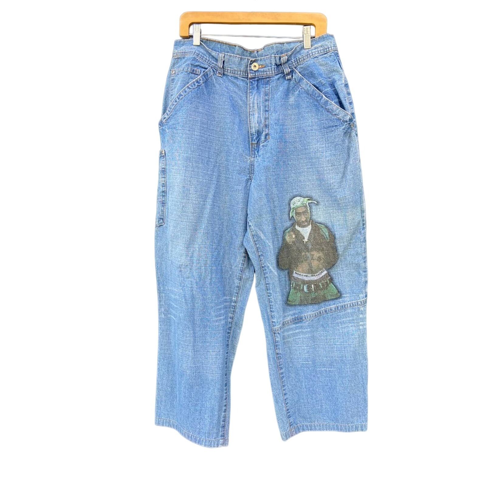 Makaveli RARE vintage Tupac jeans— Makaveli brand Size US 36 / EU 52 - 6 Thumbnail