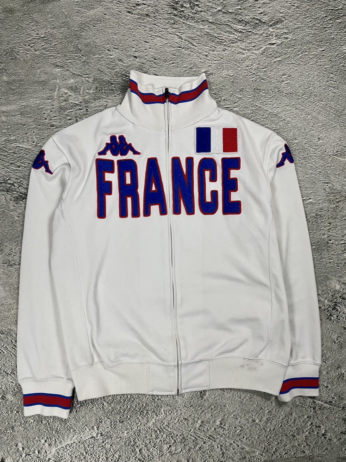 France Kappa vintage track jacket training zip sweatshirt