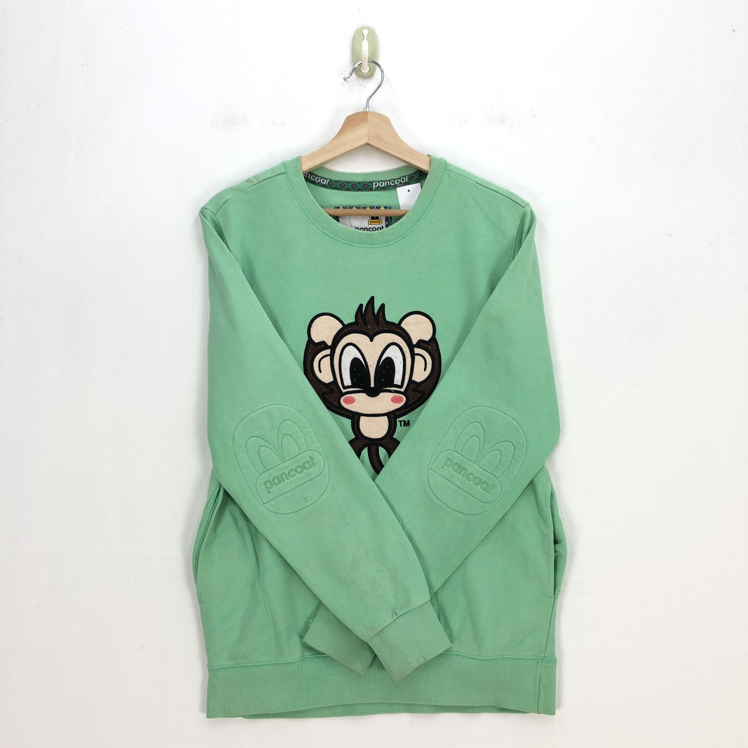 Japanese Brand × Vintage Pancoat Sweatshirt Japanese Streetwear Sweater Jumper Size US S / EU 44-46 / 1 - 3 Thumbnail