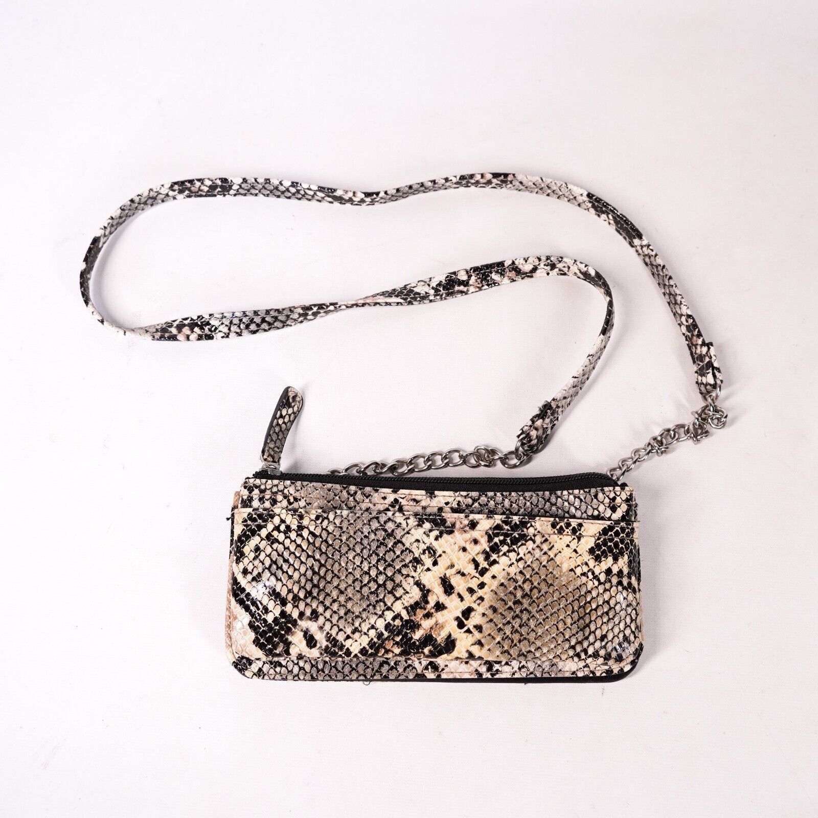 Other Reptile Snake Skin Lizard Bag Satchel Handbag Purse Tan Size ONE SIZE - 1 Thumbnail