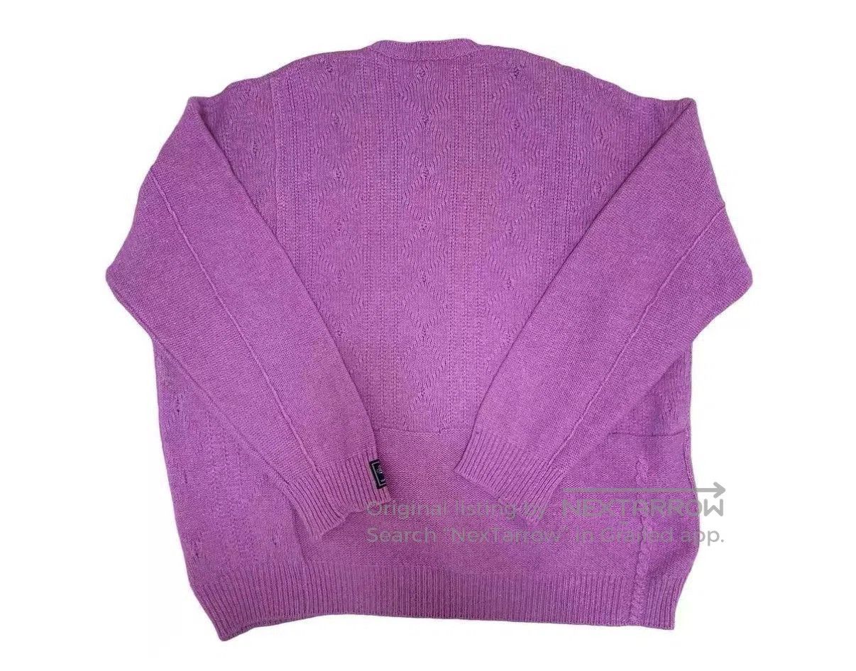 Raf Simons Pink 'Altered Reality' Graphic Knit Sweater XS. Size US XS / EU 42 / 0 - 2 Thumbnail