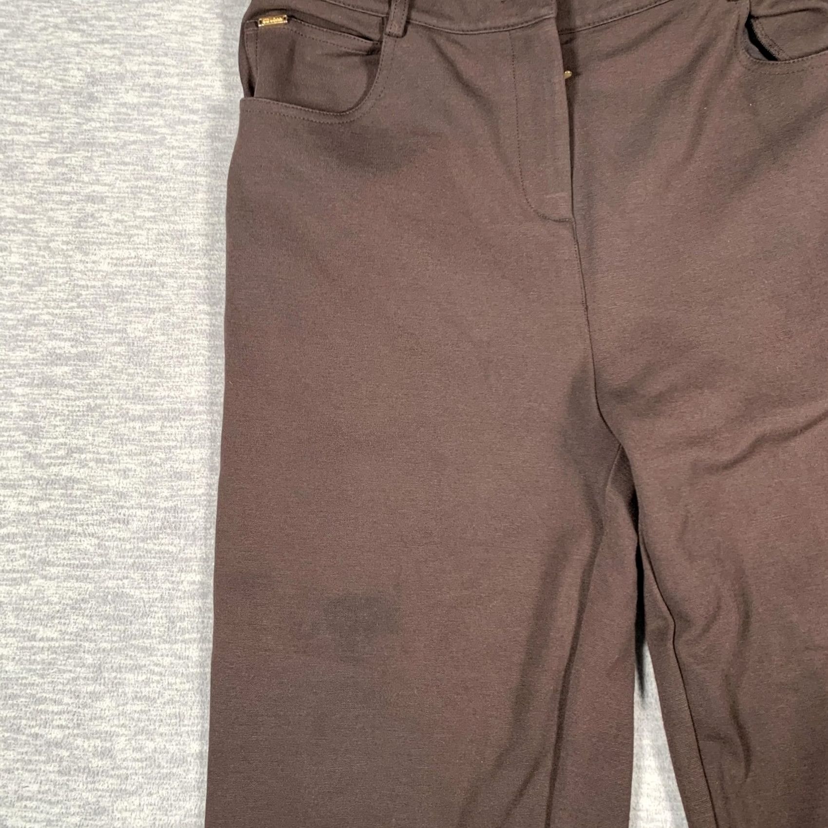 St. John St John Pants Womens 4 Straight Leg Career Trousers Pull On Stretch Classic Size 27" / US 4 / IT 40 - 5 Thumbnail