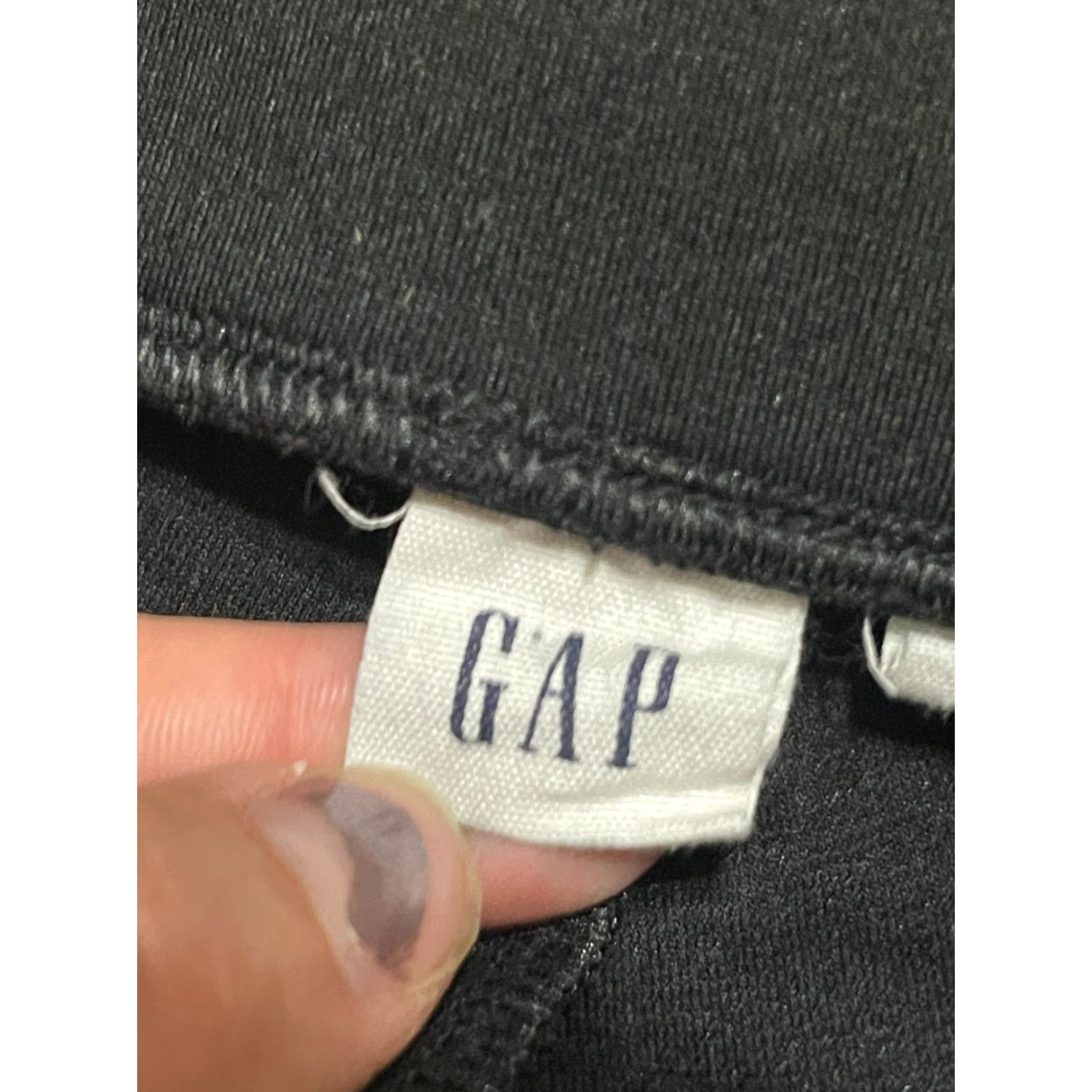 Gap Gap Pants Women's Large Black Leggings Pull On Activewear Casual Size 36" / US 14 / IT 50 - 6 Thumbnail