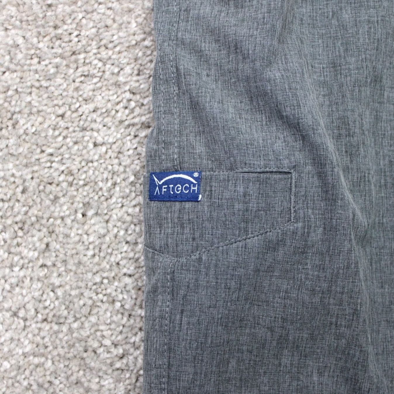 Vintage AFTCO Shorts Mens 40 Gray 10" Cargo Polyester Spandex Quick Dry Pockets Cargo Outdoor Fisherman Regular Size US 40 / EU 56 - 4 Thumbnail