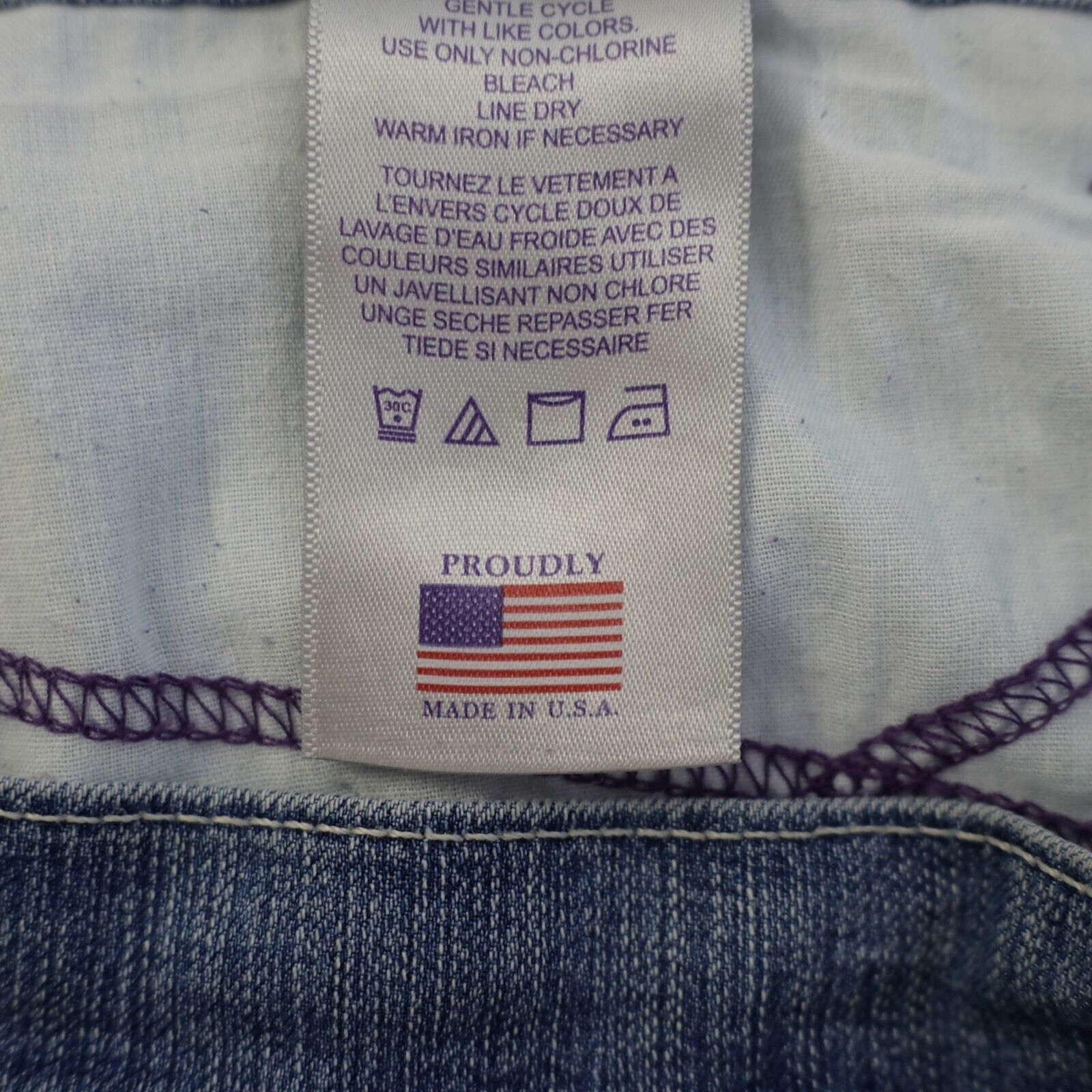 NYDJ NYDJ Not Your Daughters Jeans Rolled Up Blue High Rise Denim Size 34" / US 12 / IT 48 - 7 Thumbnail