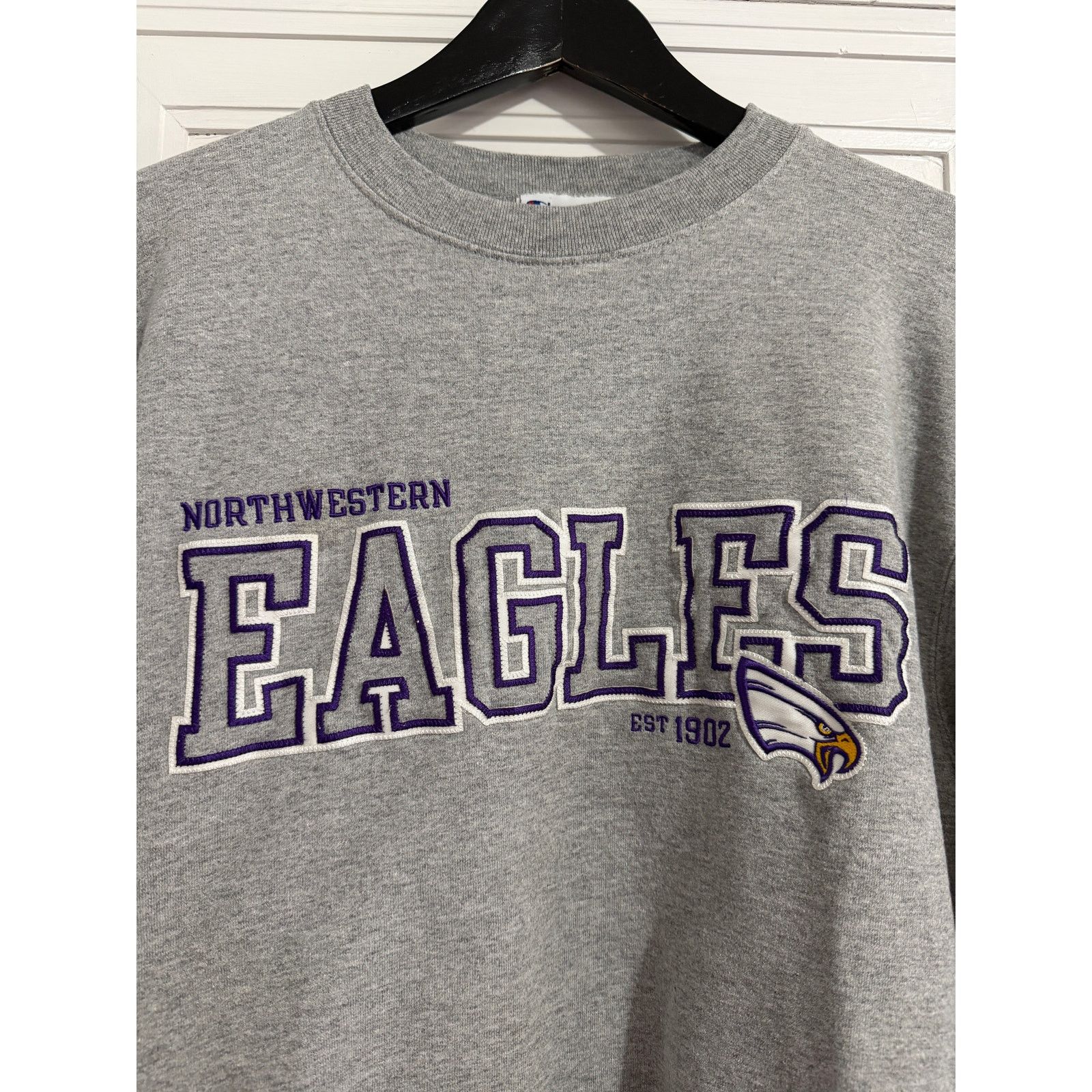 Champion Northwestern University Eagles Crewneck Sweatshirt Size M Size US M / EU 48-50 / 2 - 2 Thumbnail