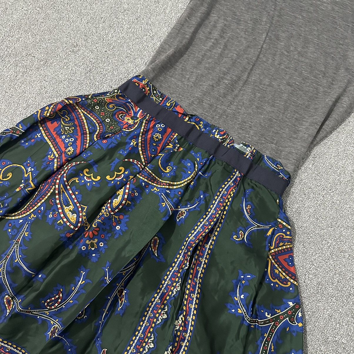 Sacai Sacai - Paisley Scarf T-shirt dress Size S / US 4 / IT 40 - 6 Thumbnail