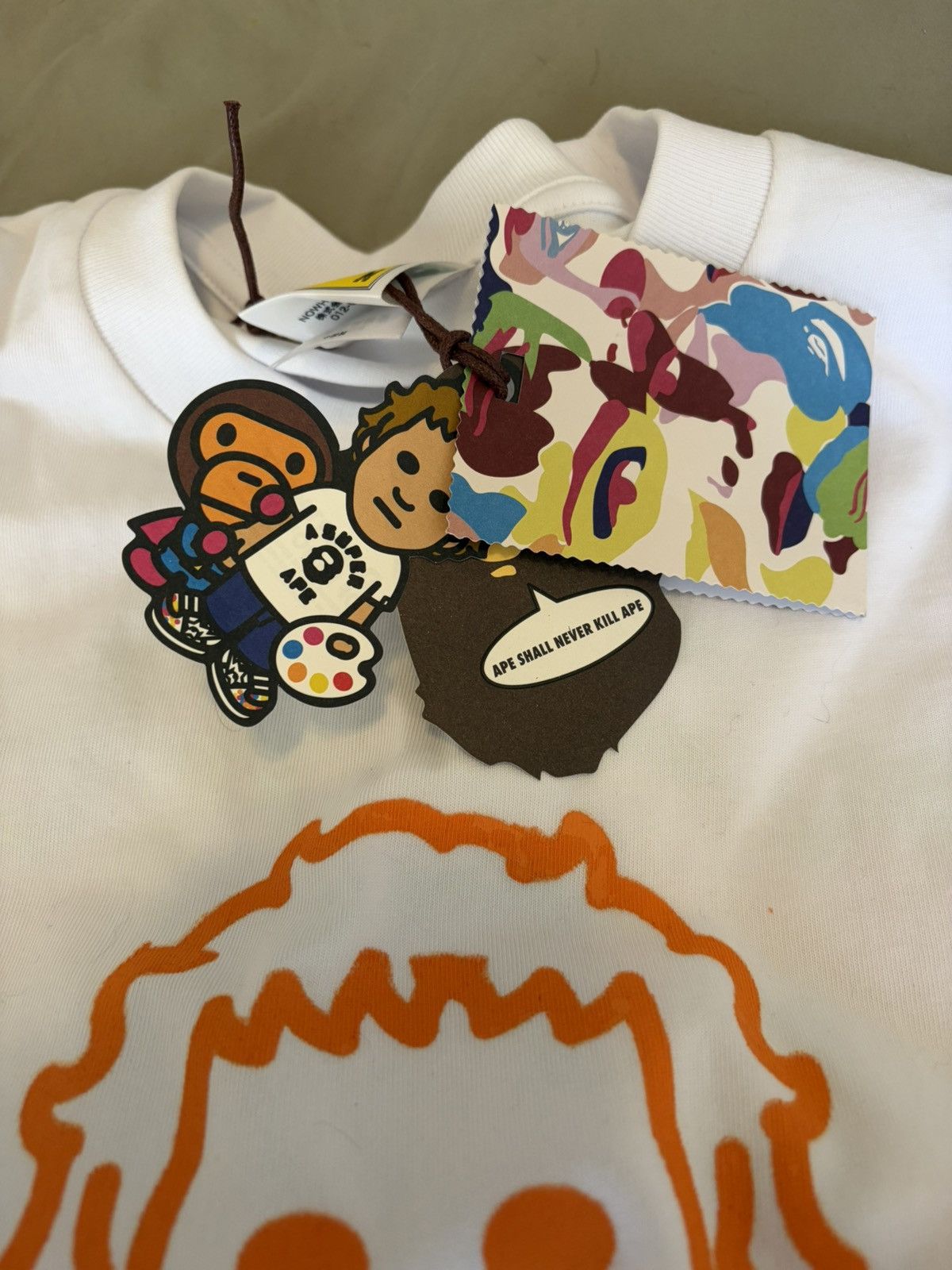 Bape BAPE x KidSuper Custom 1/1 Tee T Shirt Cereal Box Size US M / EU 48-50 / 2 - 15 Thumbnail