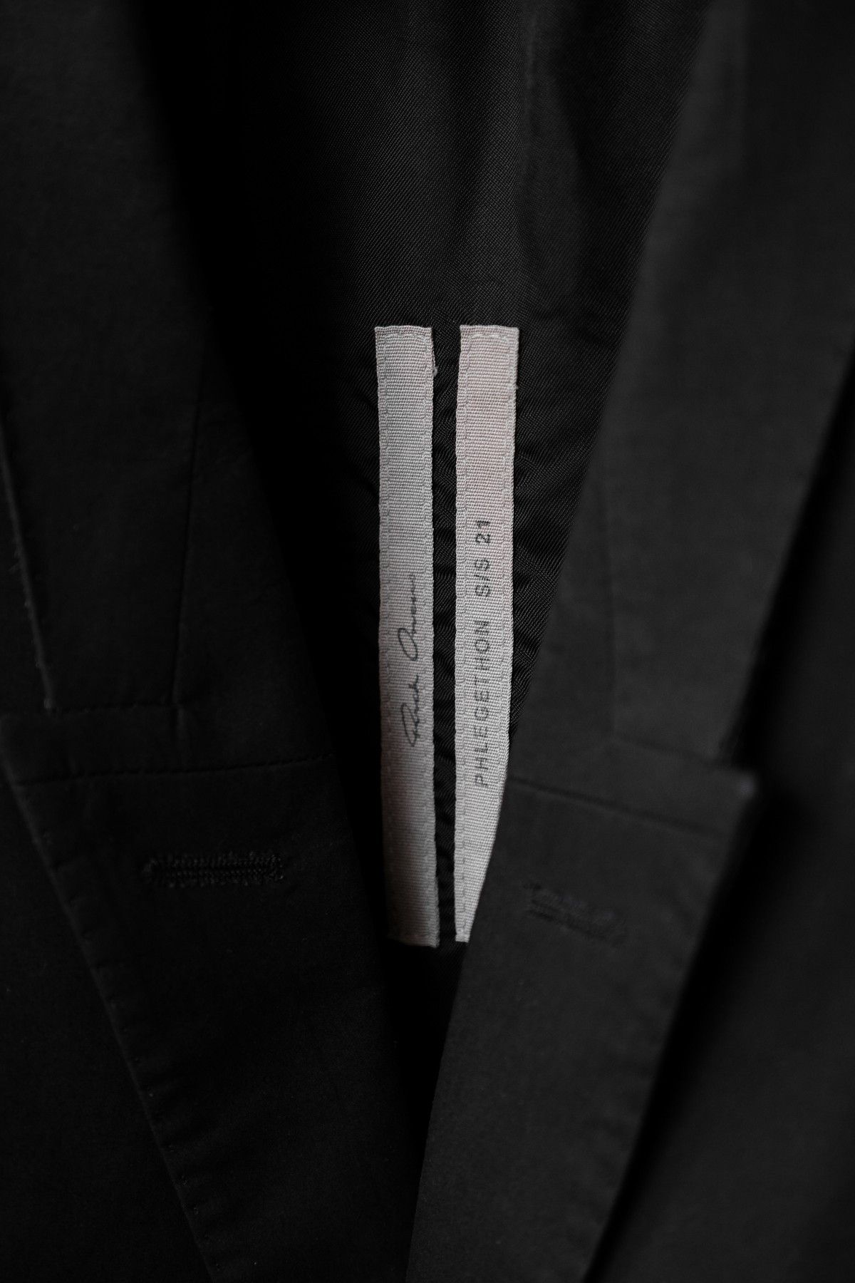 Rick Owens Rick Owens SS21 PHLEGETHON Cotton Blazer Size 50R - 2 Thumbnail
