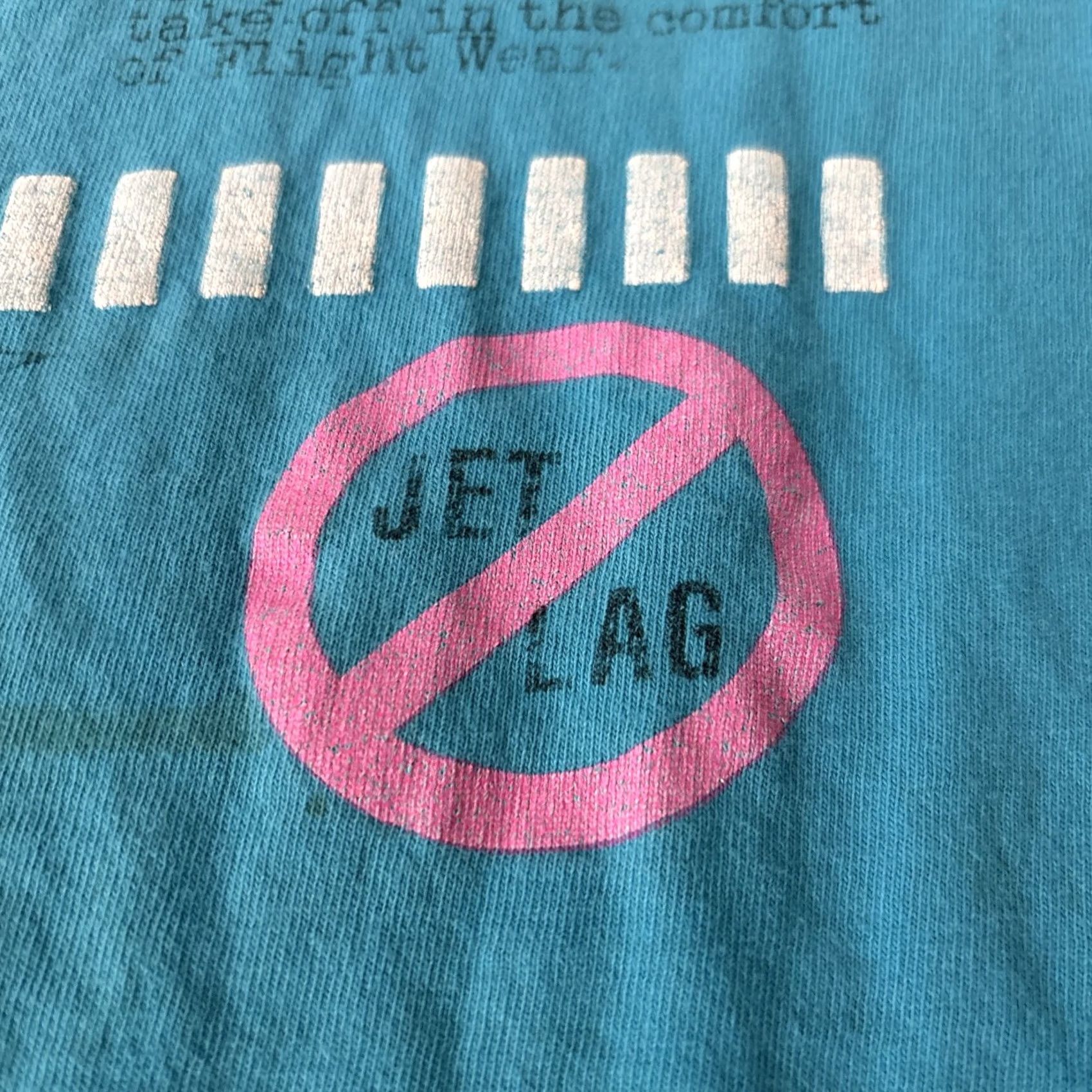 Vintage VINTAGE 1980s Norfolk Airborne Flight Wear T Shirt Sid Tee USA L Blue Size US L / EU 52-54 / 3 - 5 Thumbnail