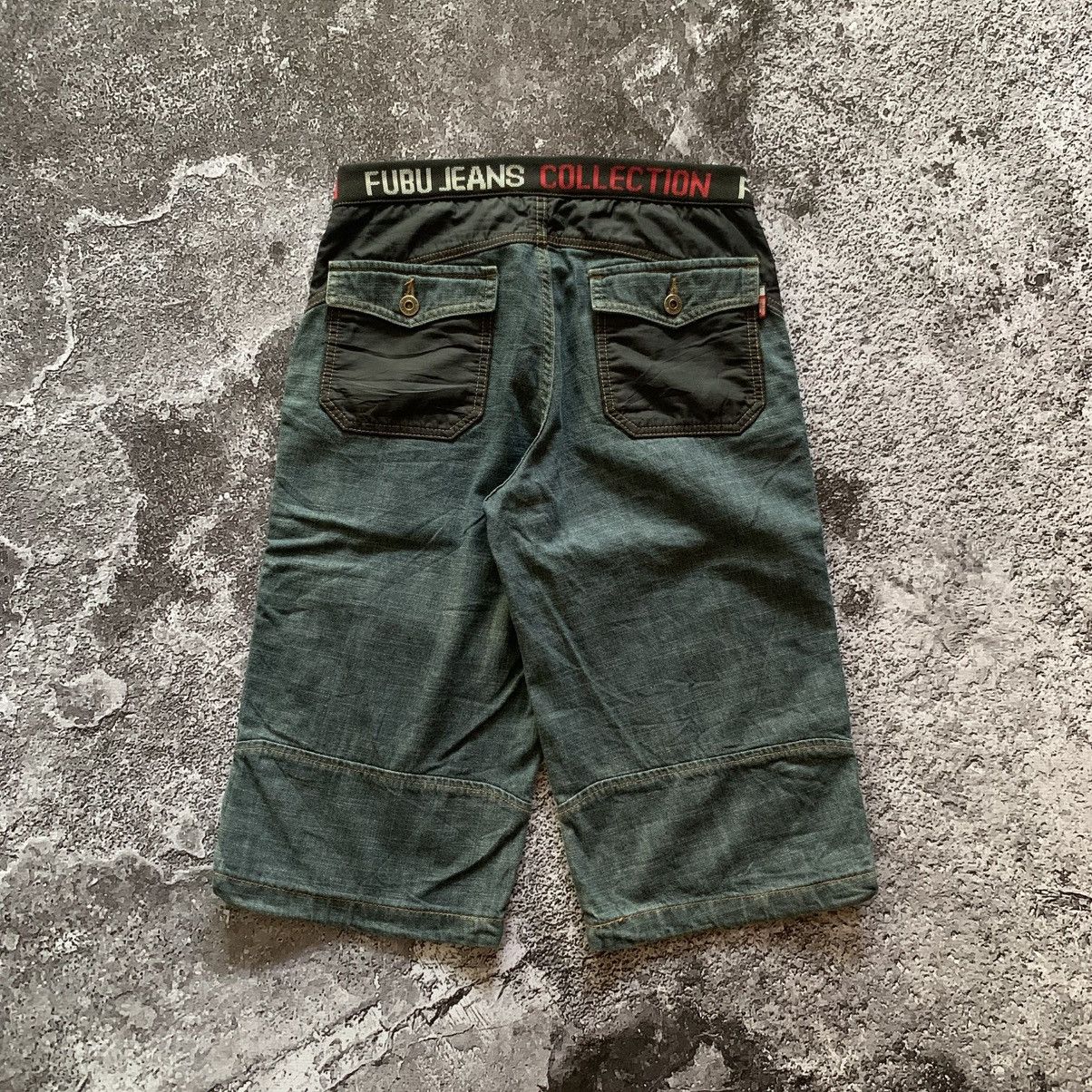Fubu Y2K FUBU Jeans Collection Jorts Denim Pants Size US 32 / EU 48 - 2 Thumbnail