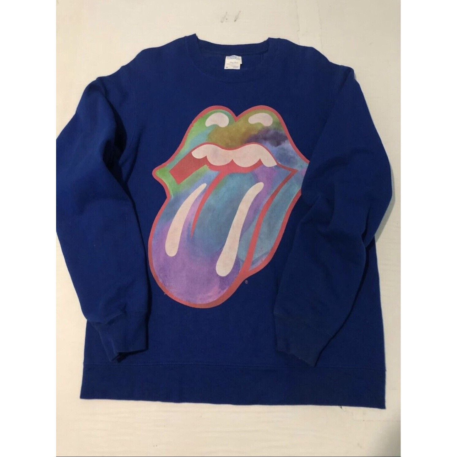 Band Tees × The Rolling Stones The Rolling Stones Tongue Unisex Crew Neck Sweatshirt Medium Size US M / EU 48-50 / 2 - 1 Thumbnail