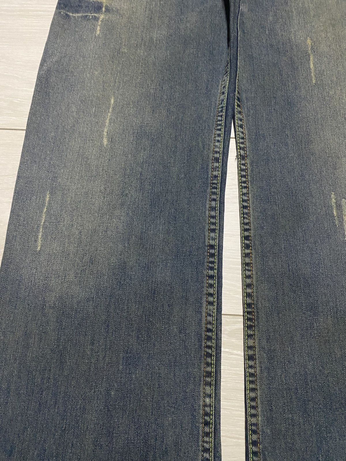 If Six Was Nine Takeshy Kurosawa State of the Art Denim Baggy Jeans Size US 30 / EU 46 - 7 Thumbnail